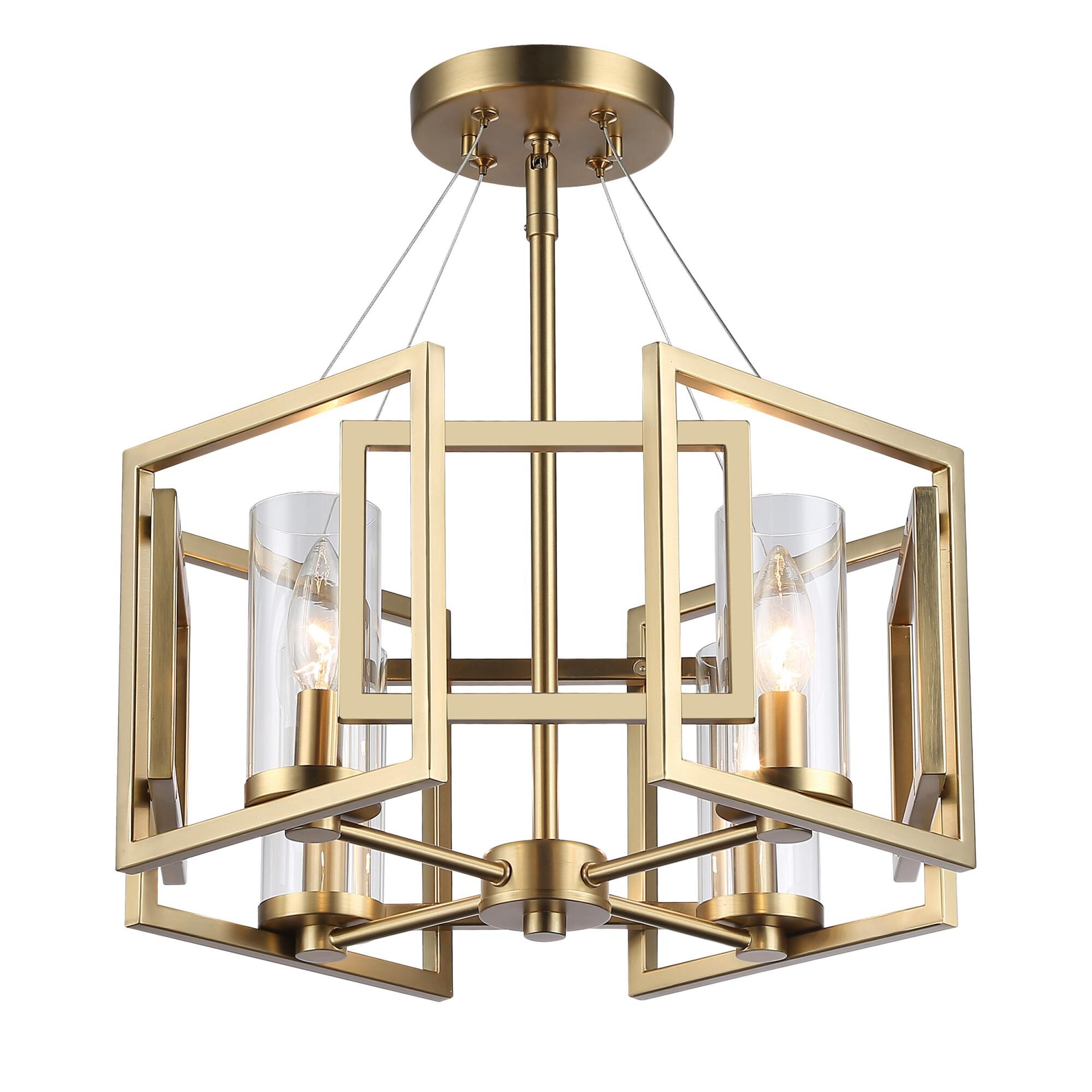 Marco 16 Inch Semi Flush Mount by Golden Lighting