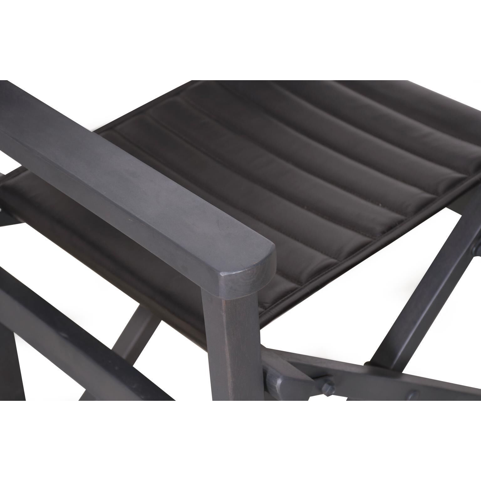 Leather Director's Accent Chair by Howard Elliott Collection