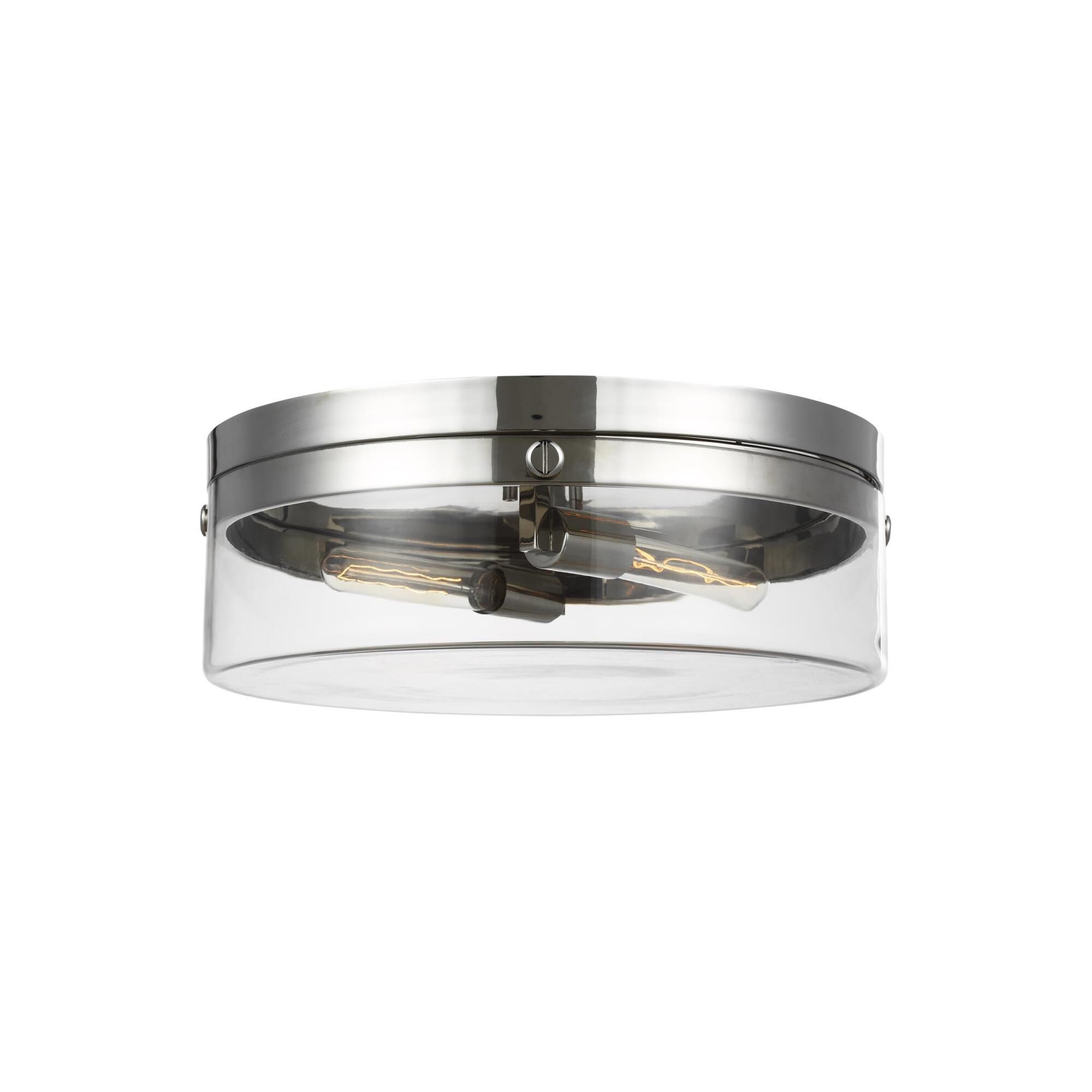 Chapman & Myers Garrett 18 Inch 2 Light Flush Mount by Visual Comfort Studio Collection