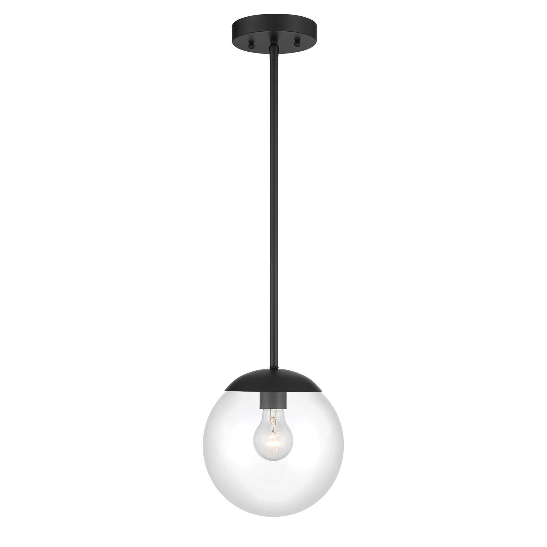 Shown in Coal finish and Clear glass