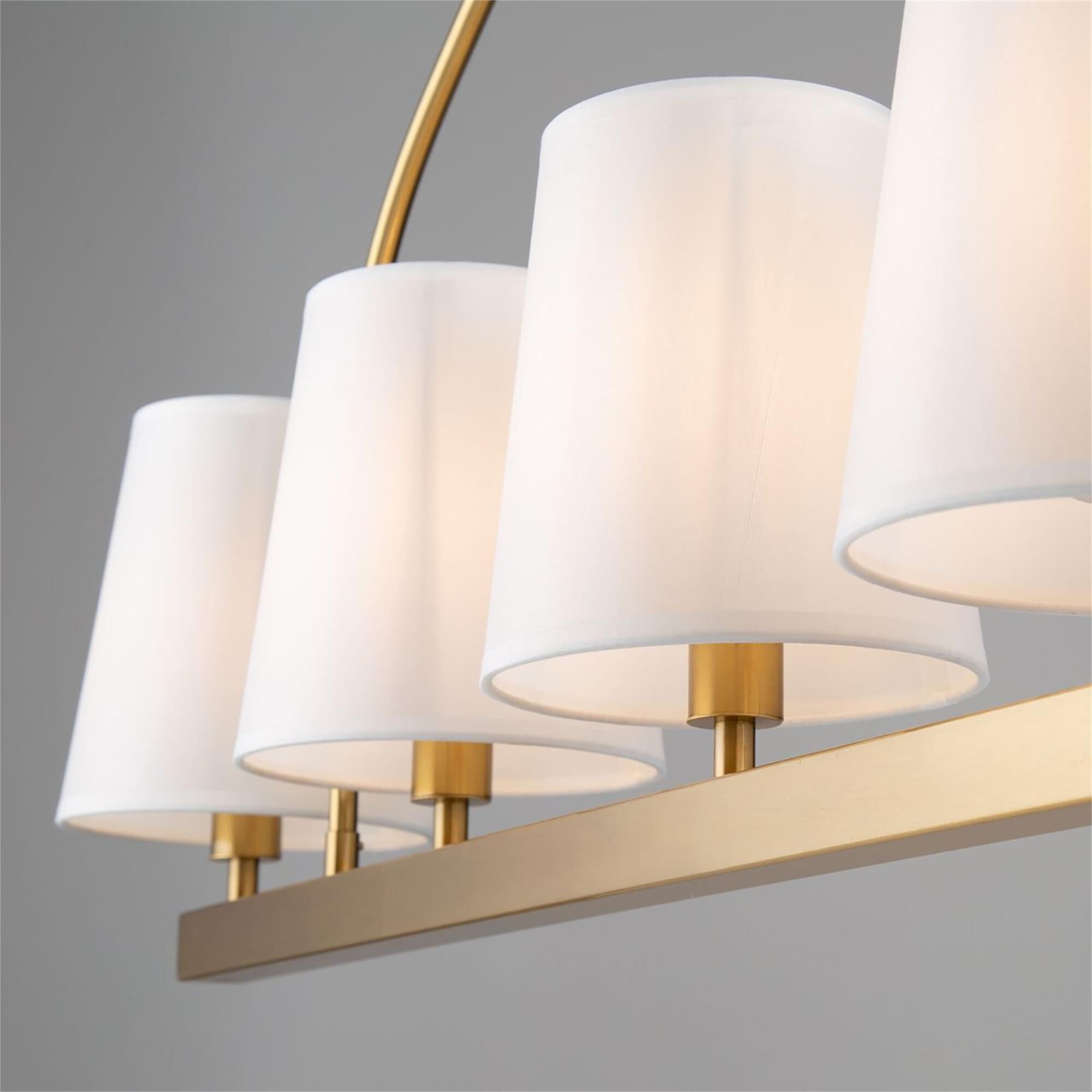 Steven Sabados (S&C) Rhythm 40 Inch 5 Light Linear Suspension Light,