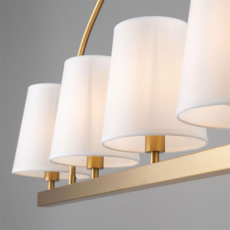 Steven Sabados (S&C) Rhythm 40 Inch 5 Light Linear Suspension Light by Artcraft