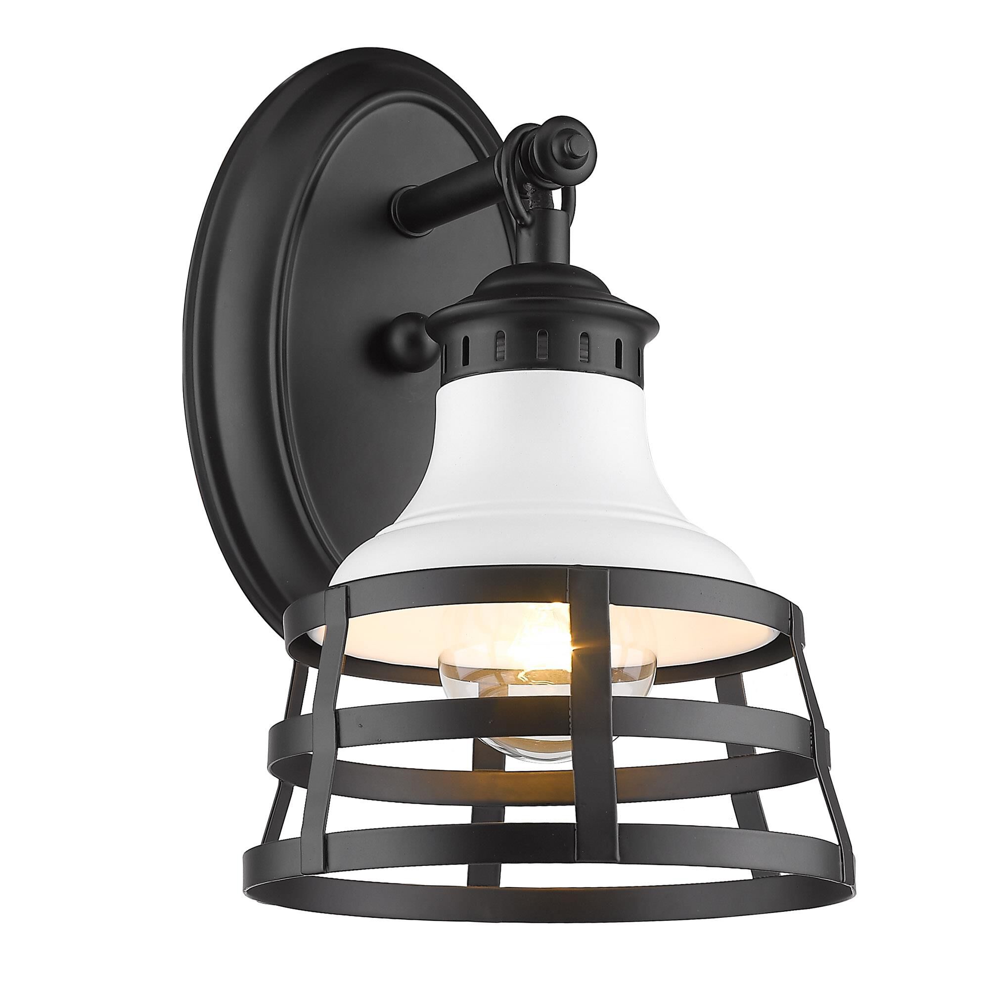 Shown in Matte Black finish and Matte White shade