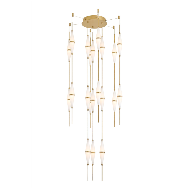 Cygnus Medium Chandelier by Sonneman