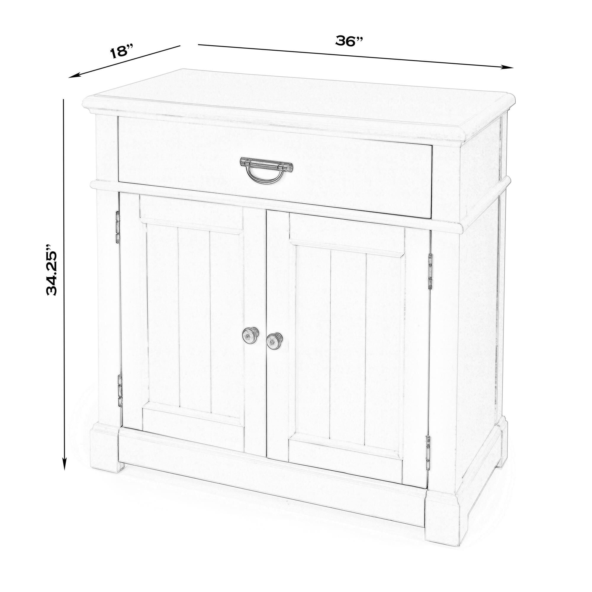 Shown in White finish