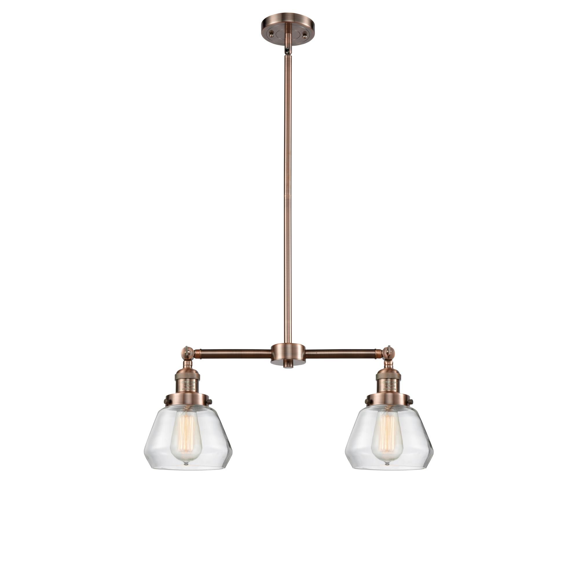 Bruno Marashlian Fulton 21 Inch 2 Light Mini Chandelier by Innovations Lighting