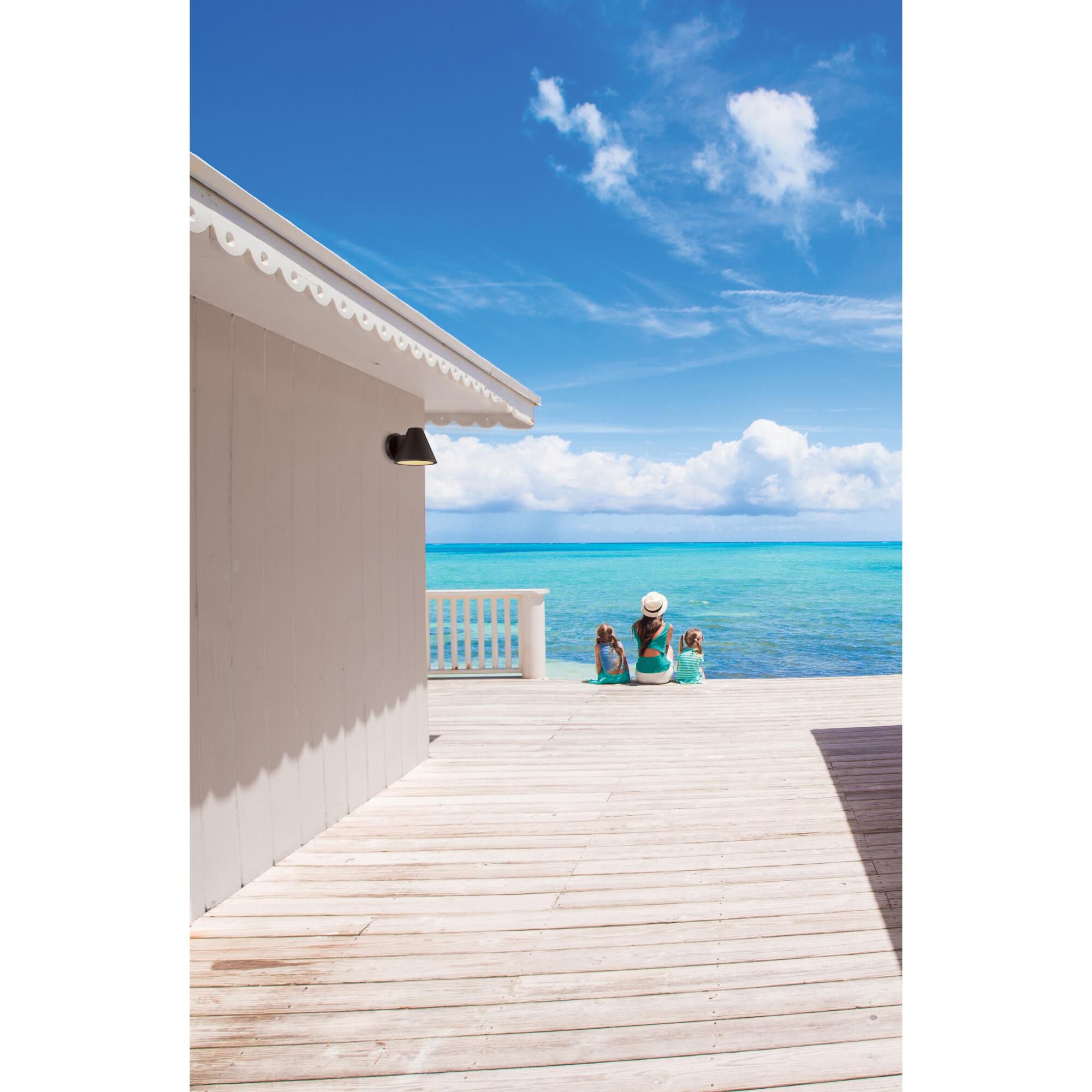 Access Lighting Tortuga 7 Inch Tall LED Outdoor Wall Light