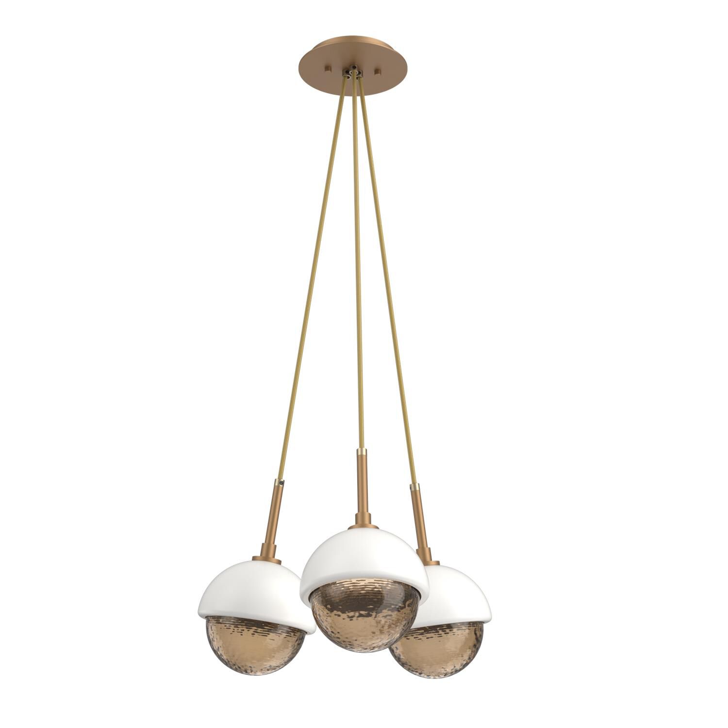 Levi Wilson Cabochon 13 Inch Multi Pendant Light by Hammerton Studio