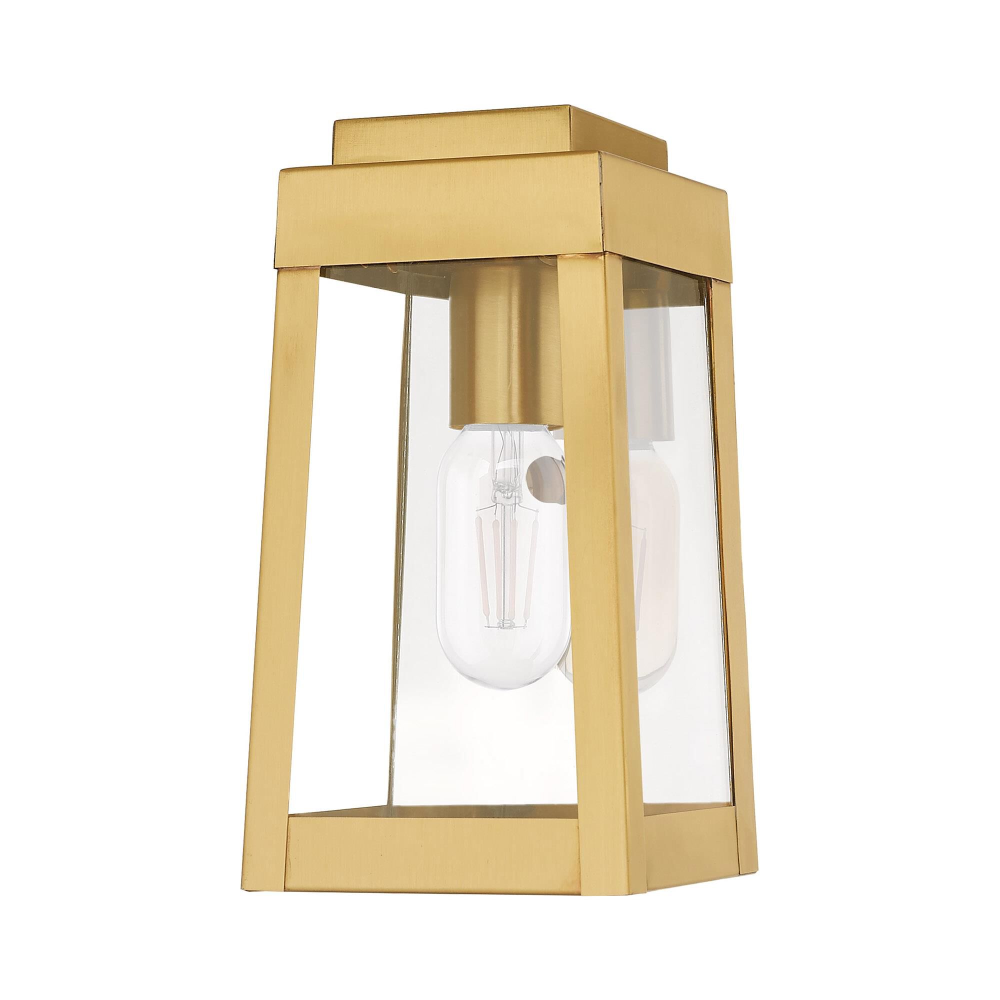 Oslo 9 Inch Tall 1 Light Outdoor Wall Light by Livex Lighting