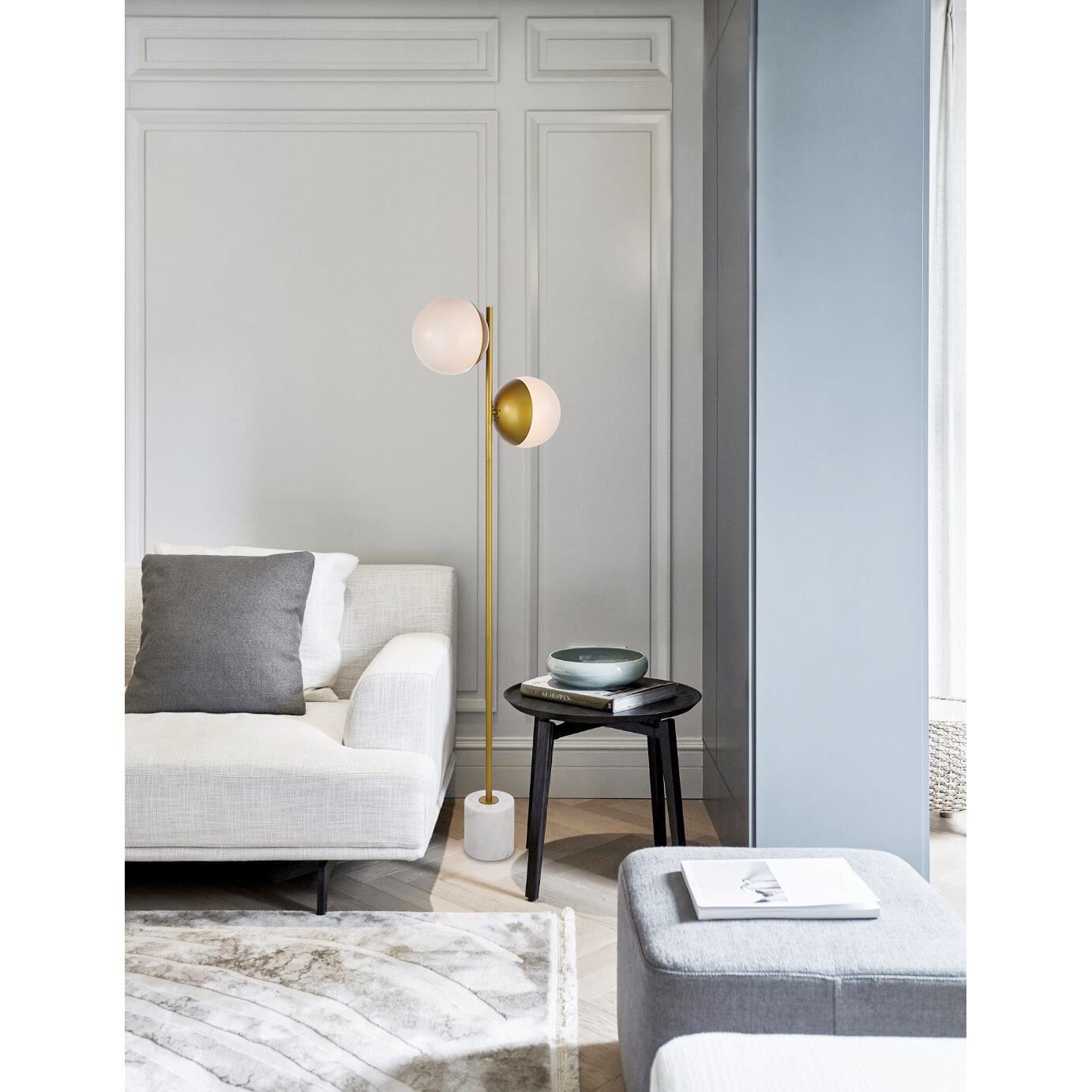 Eclipse 62 Inch Floor Lamp by Elegant Lighting