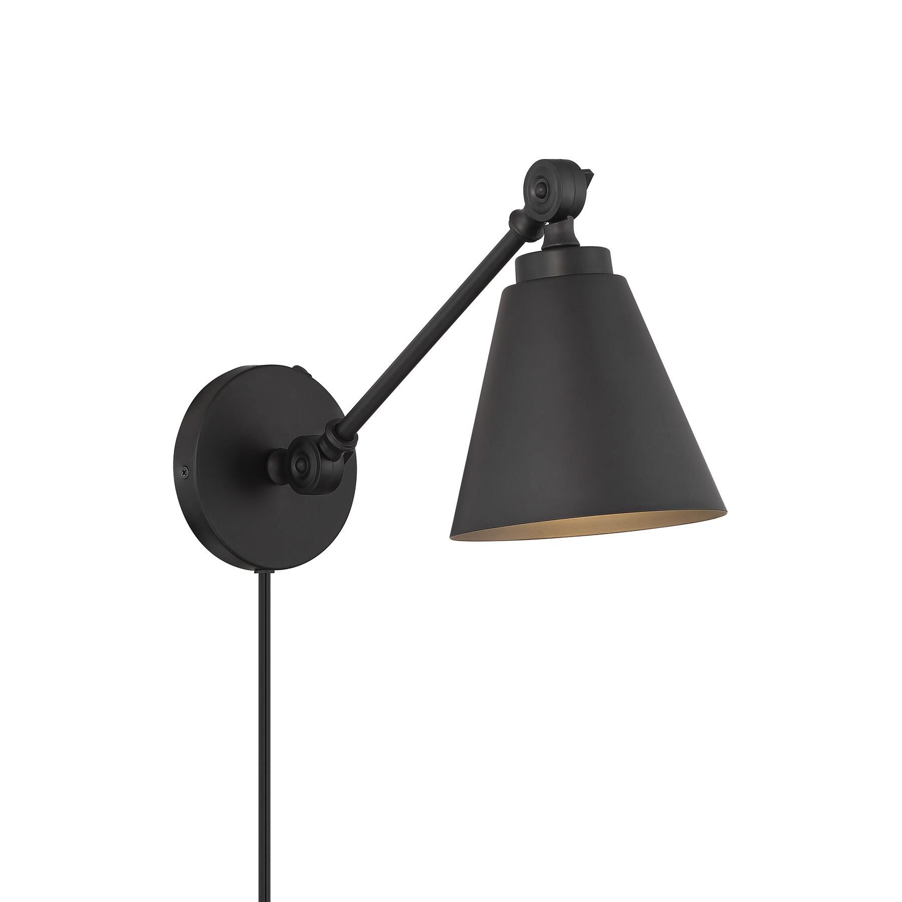 Shown in Matte Black finish and Metal shade