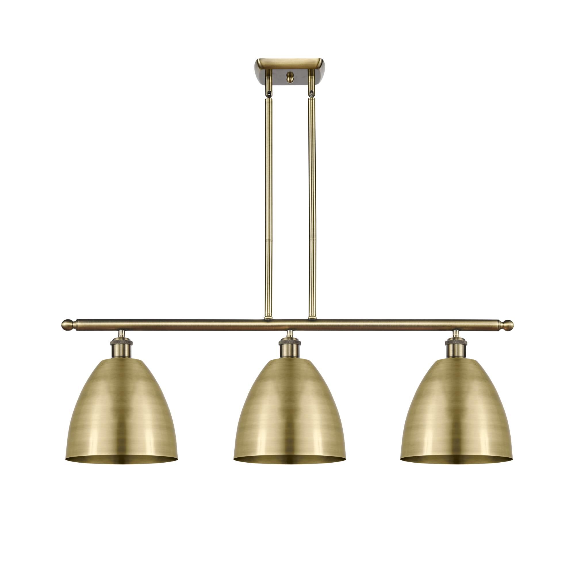 Bruno Marashlian Ballston Dome 36 Inch 3 Light Linear Suspension Light by Innovations Lighting