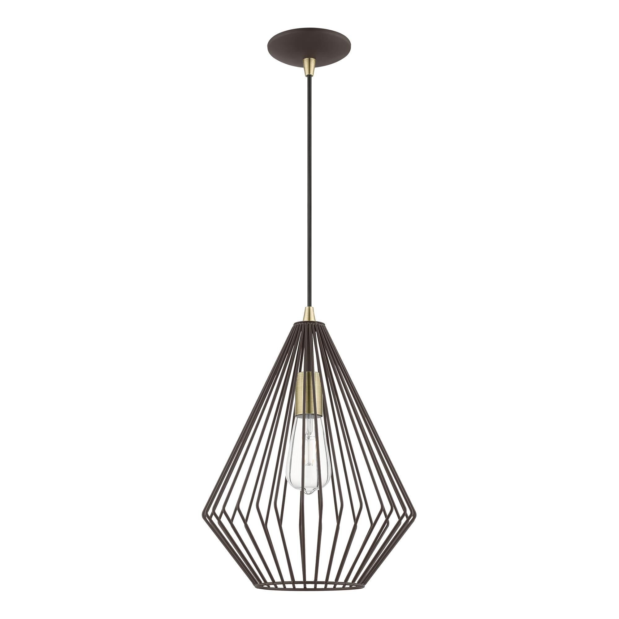 Livex Lighting Linz 11 Inch Mini Pendant
