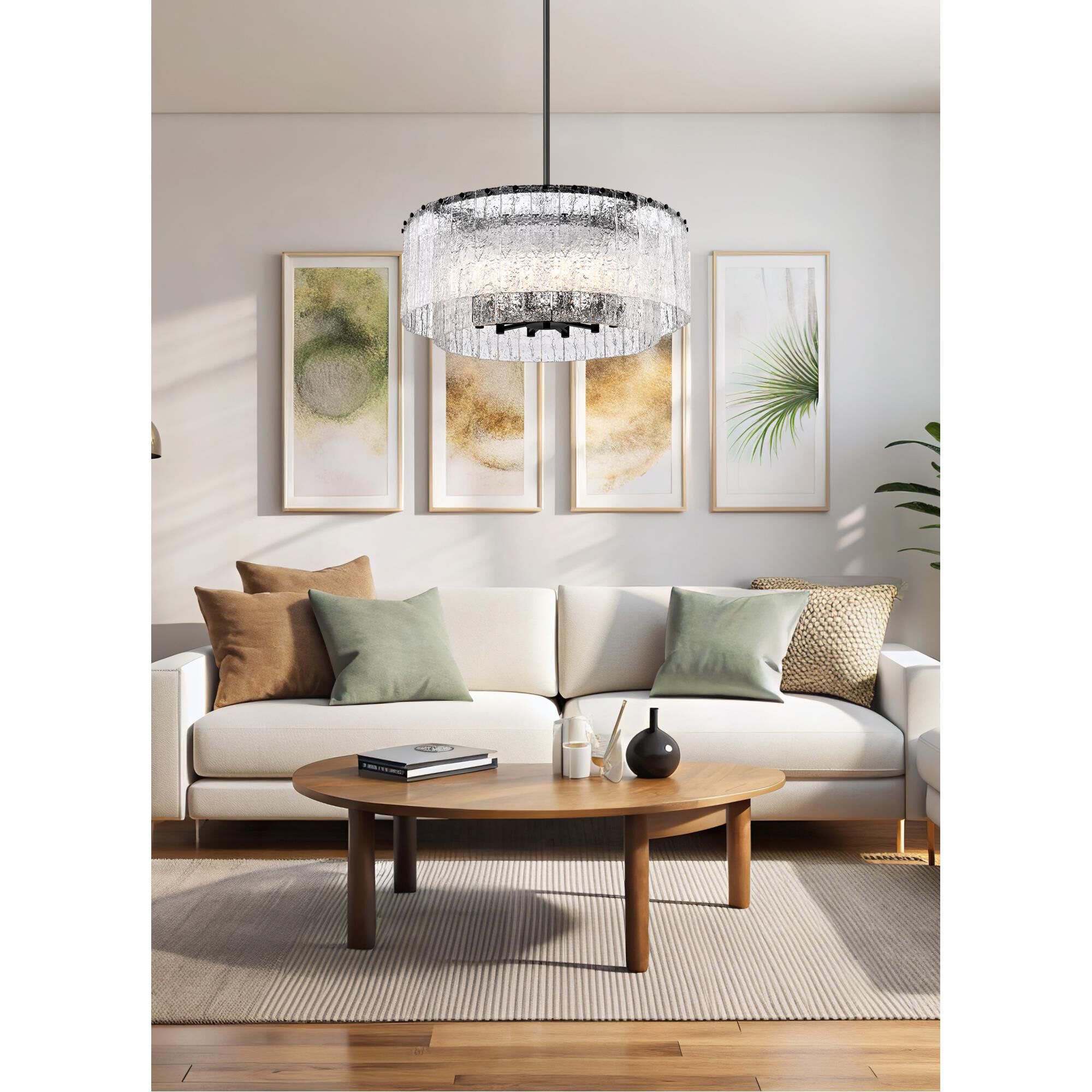 Glacier 33 Inch Chandelier by Z Lite