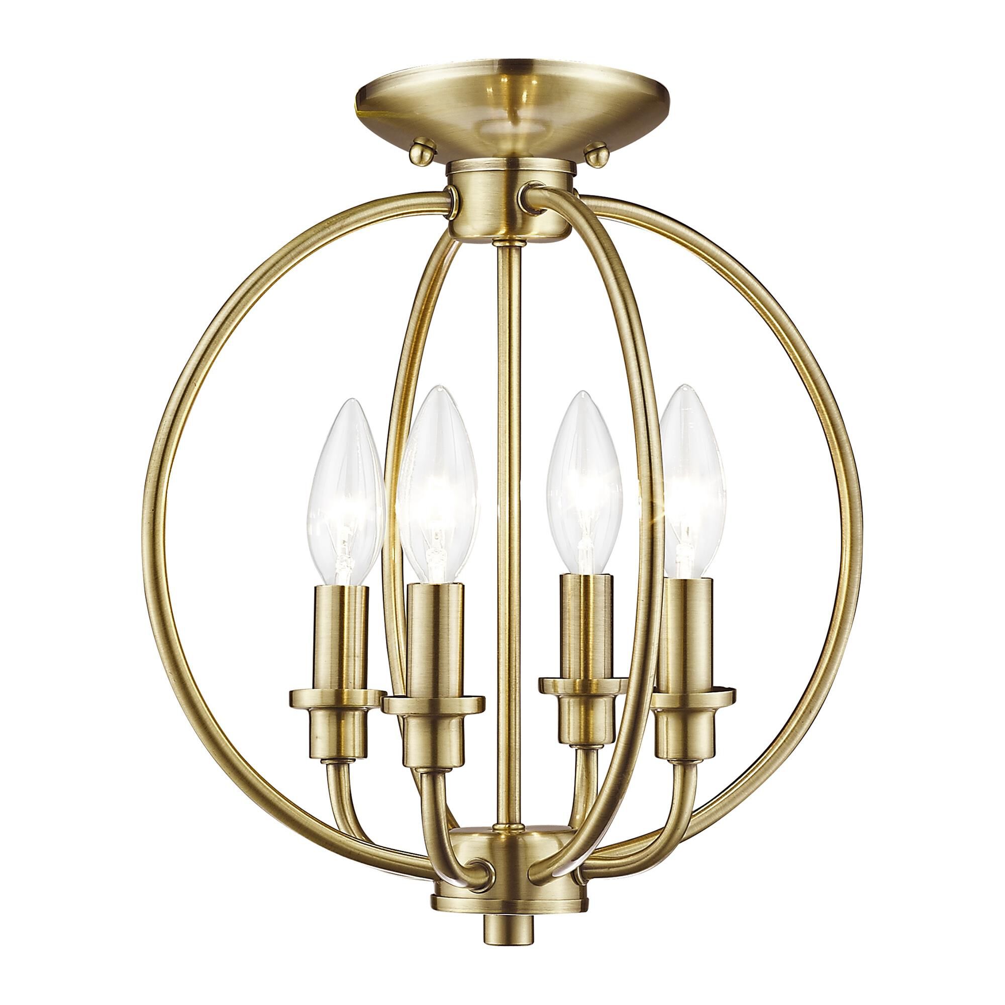 Shown in Antique Brass finish