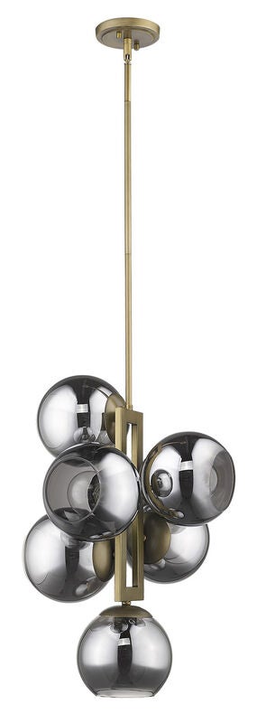 Lunette 17 Inch 6 Light Multi Light Pendant by Trend Lighting