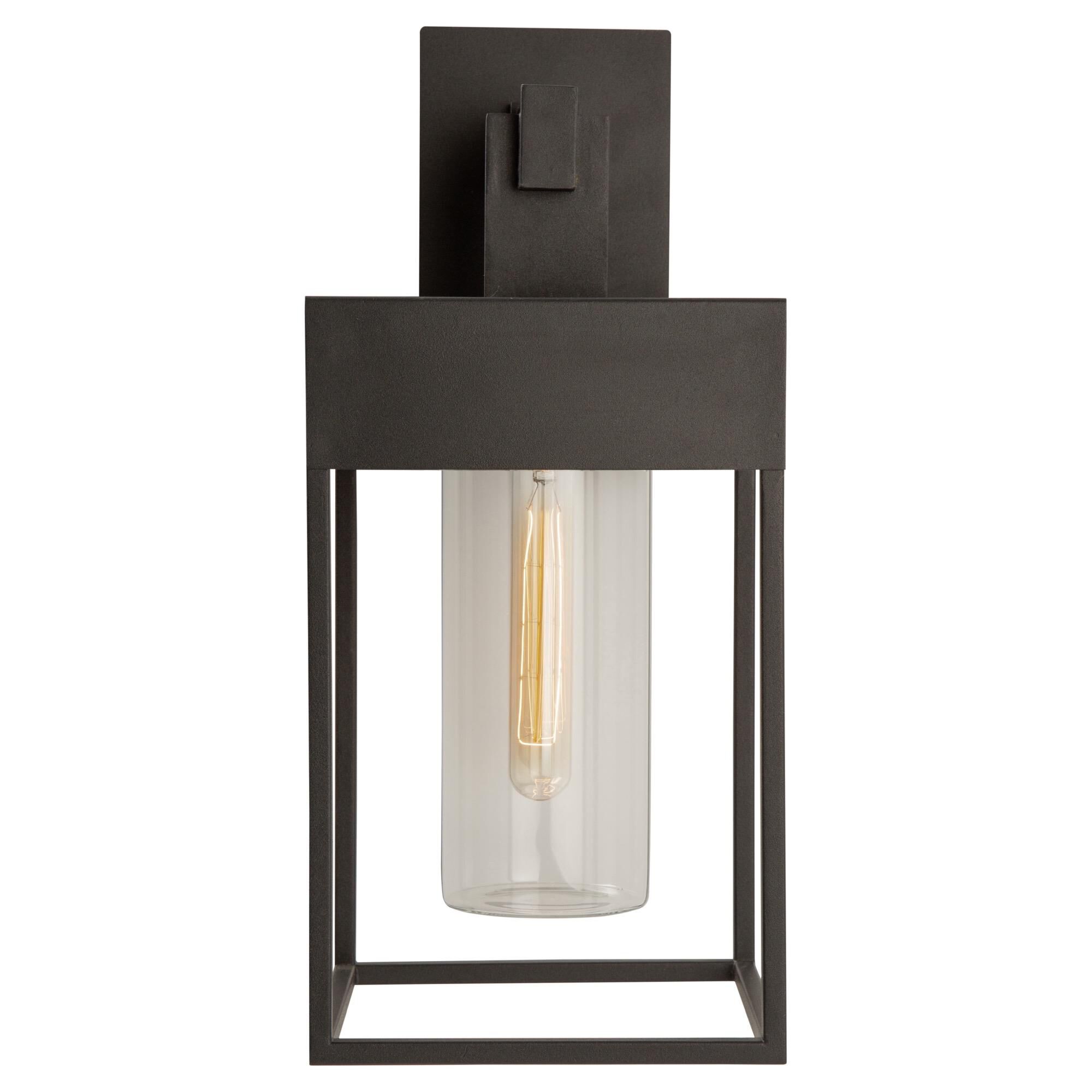 Shown in Black finish and Glass shade