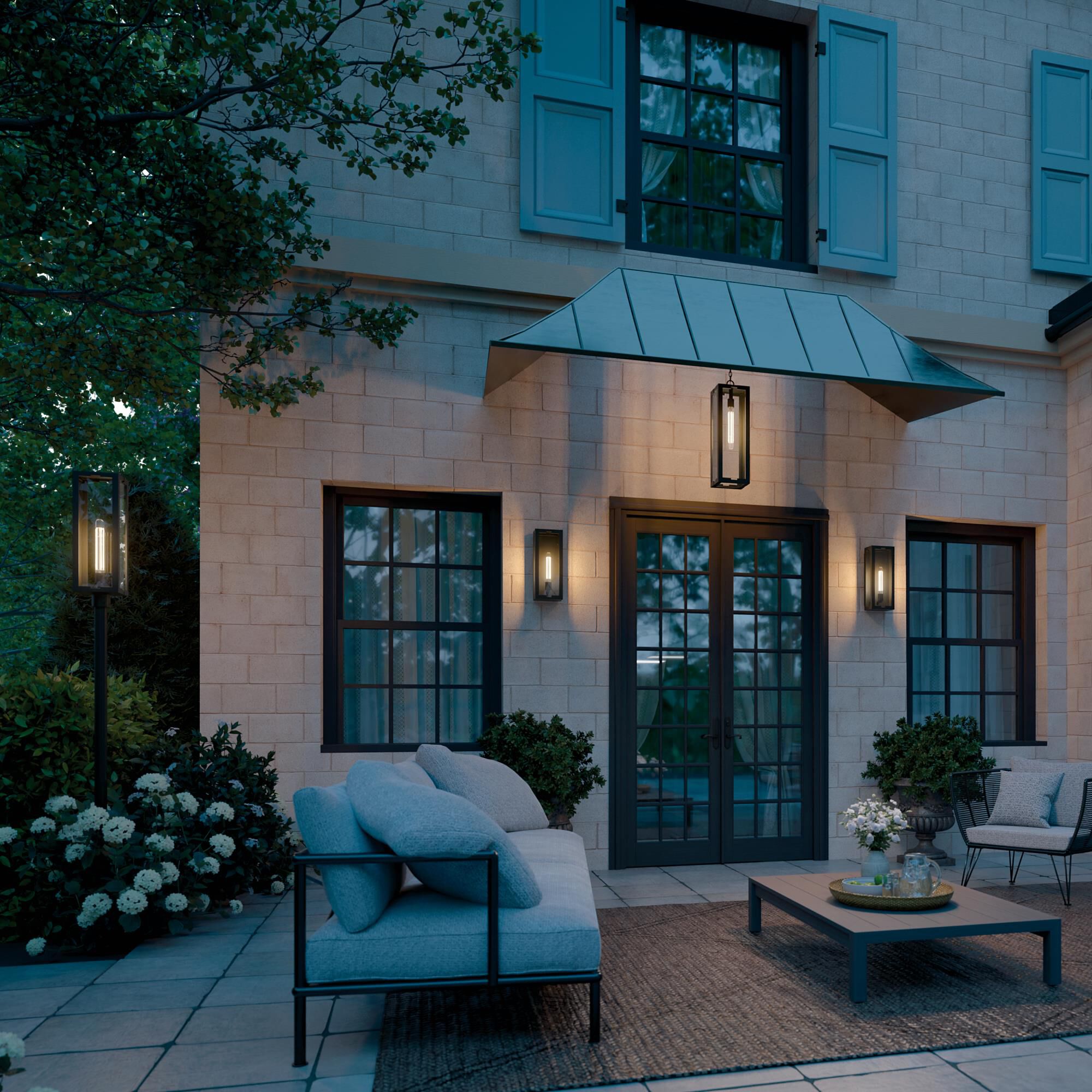 Calen 8 Inch Outdoor Hanging Lantern by Kichler Lighting