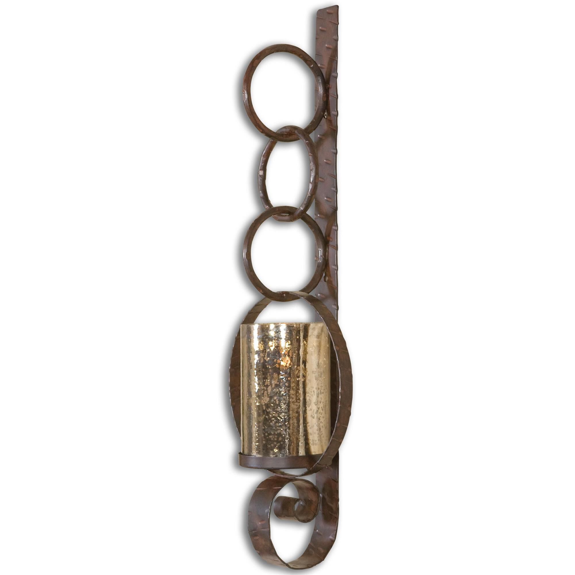 Shown in Heavily Distressed Rust Brown finish