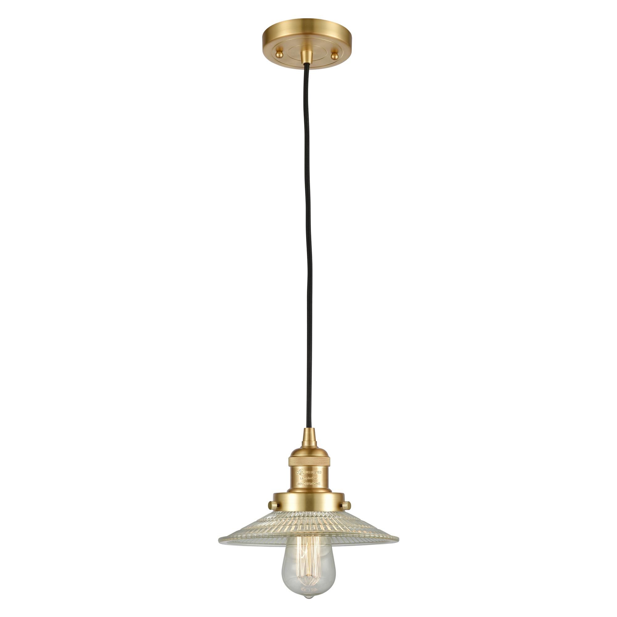 Bruno Marashlian Halophane 8 Inch Mini Pendant by Innovations Lighting
