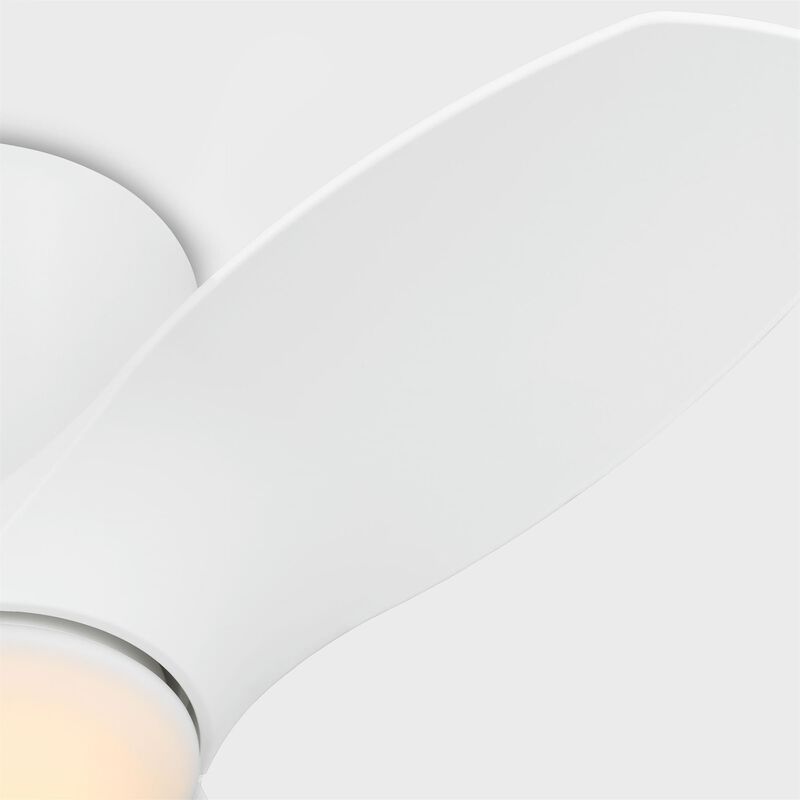 Titus Hugger 32 Inch Flush Mount Fan With Light Kit by Generation Lighting