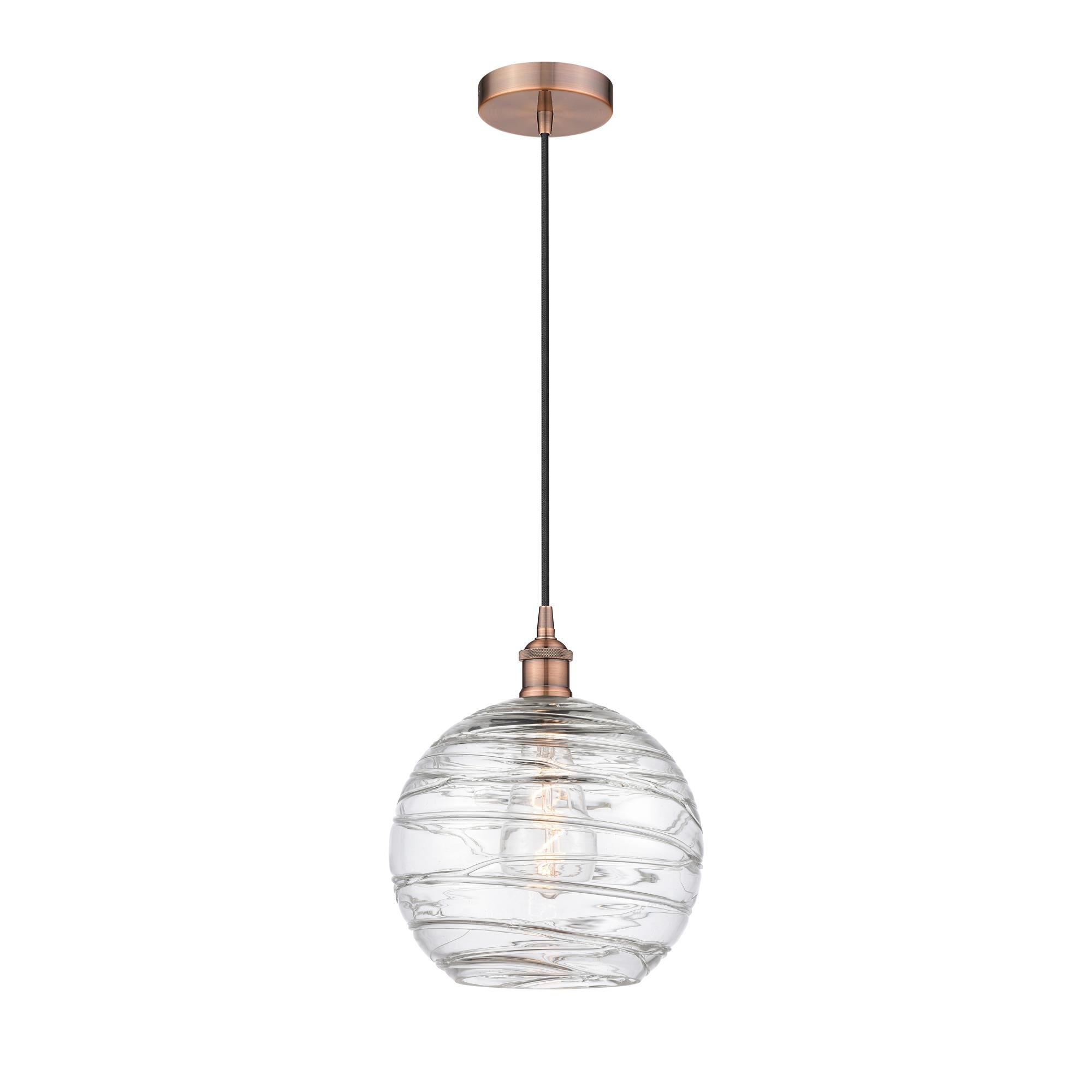 Bruno Marashlian Athens Deco Swirl 10 Inch Mini Pendant by Innovations Lighting