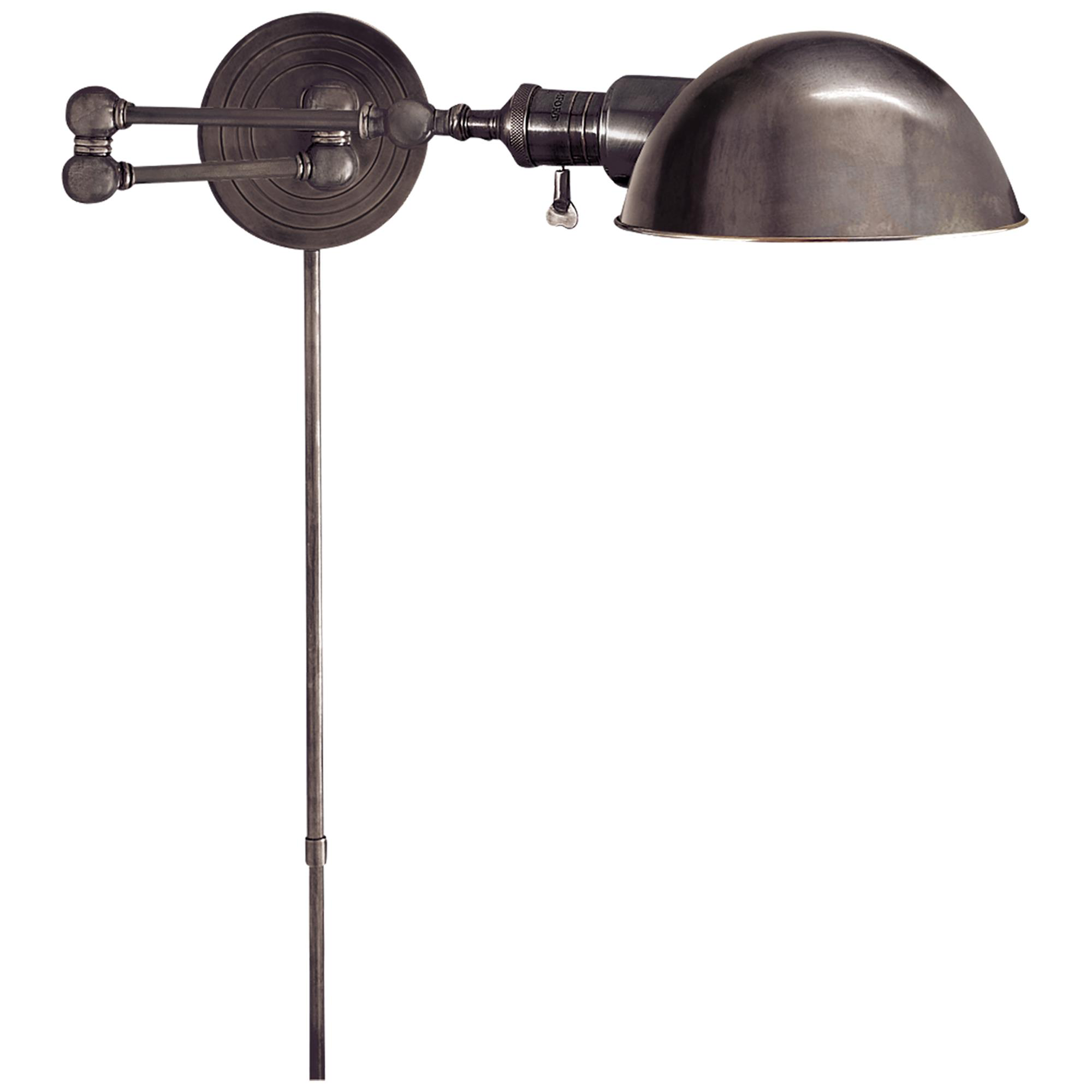 Shown in Bronze finish and Bronze Apothecary shade