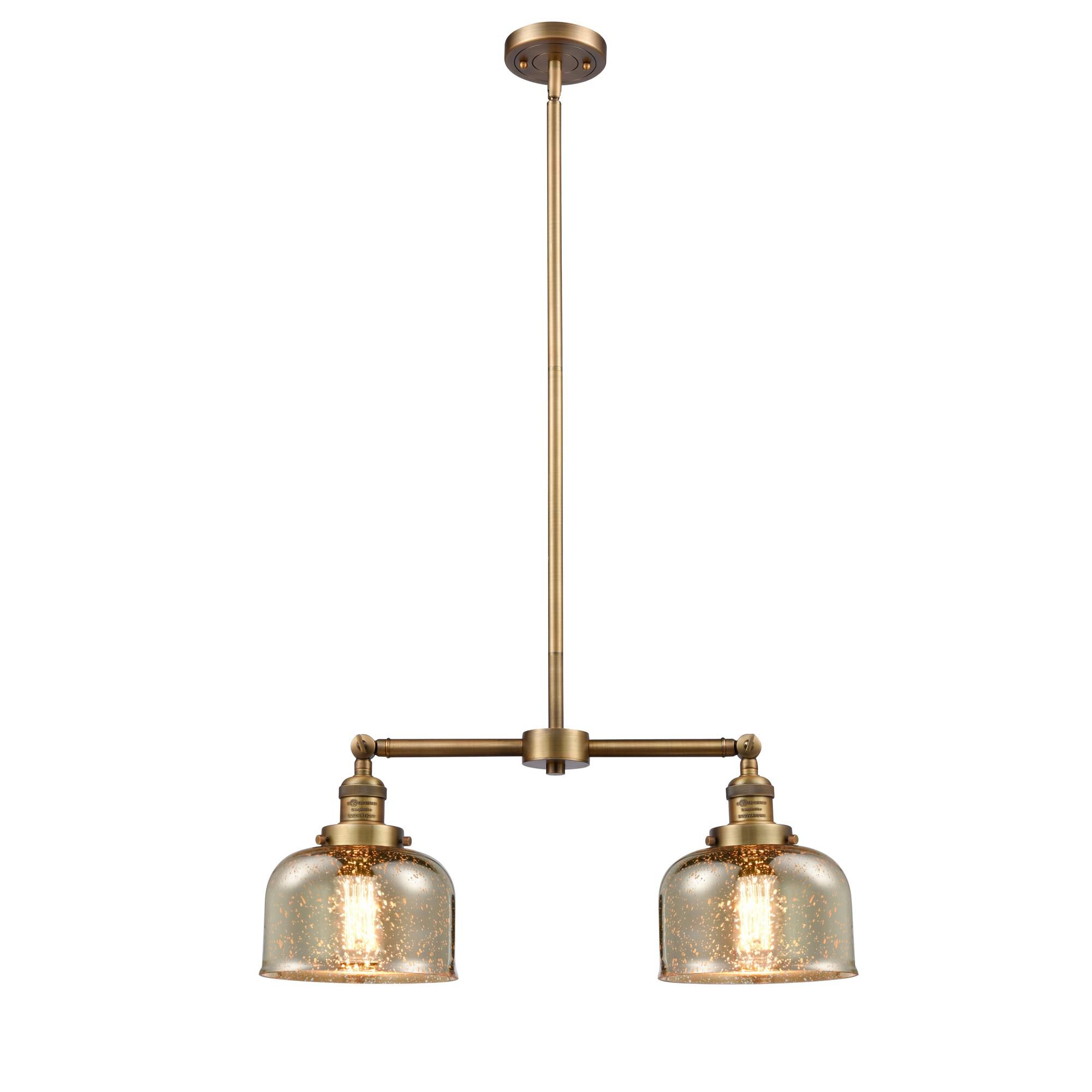 Bruno Marashlian Large Bell 21 Inch 2 Light Mini Chandelier by Innovations Lighting