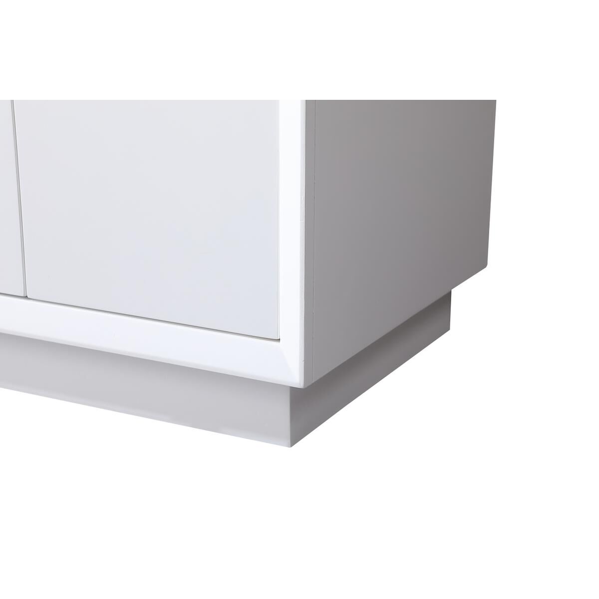 Shown in White finish