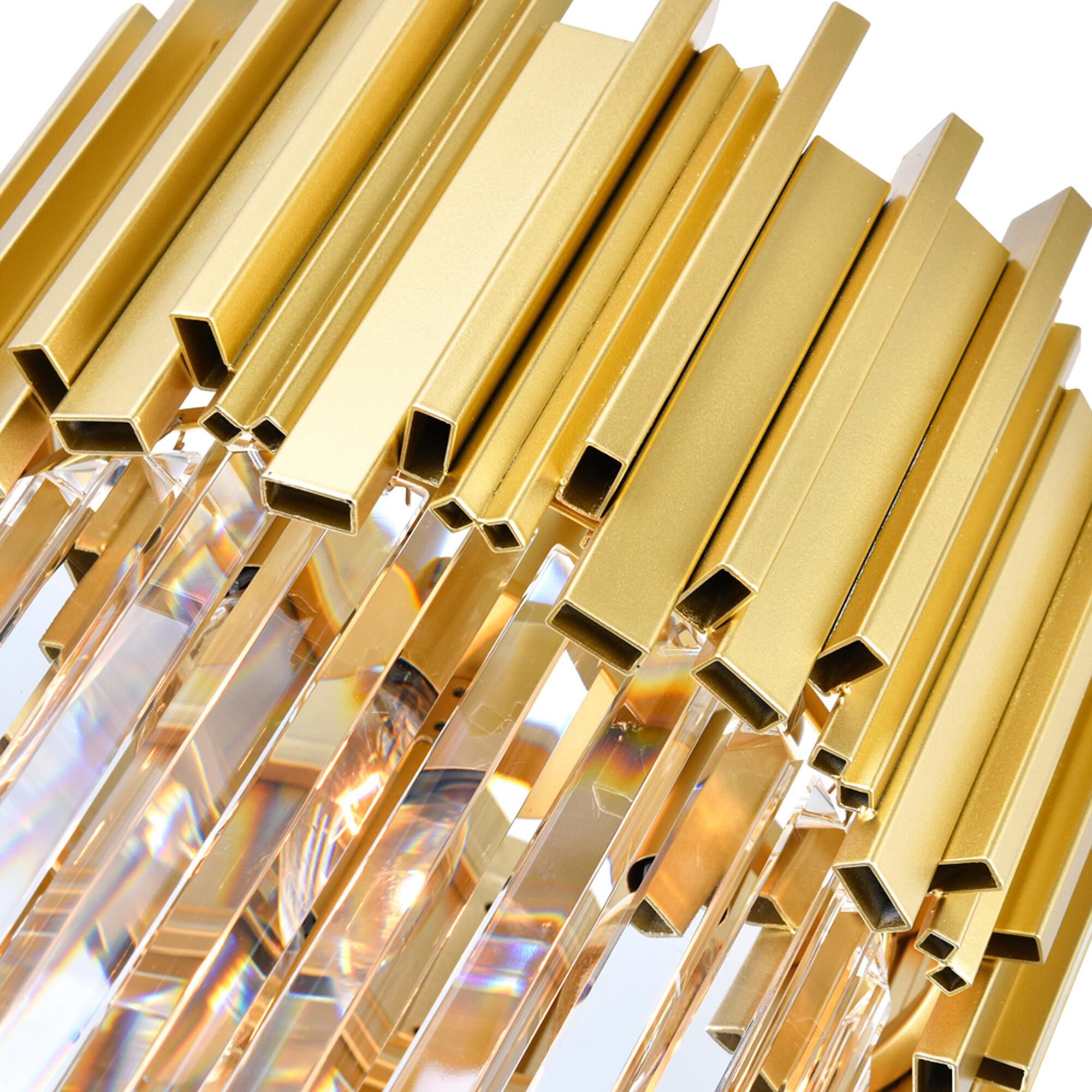 Shown in Medallion Gold finish and K9 Clear crystal