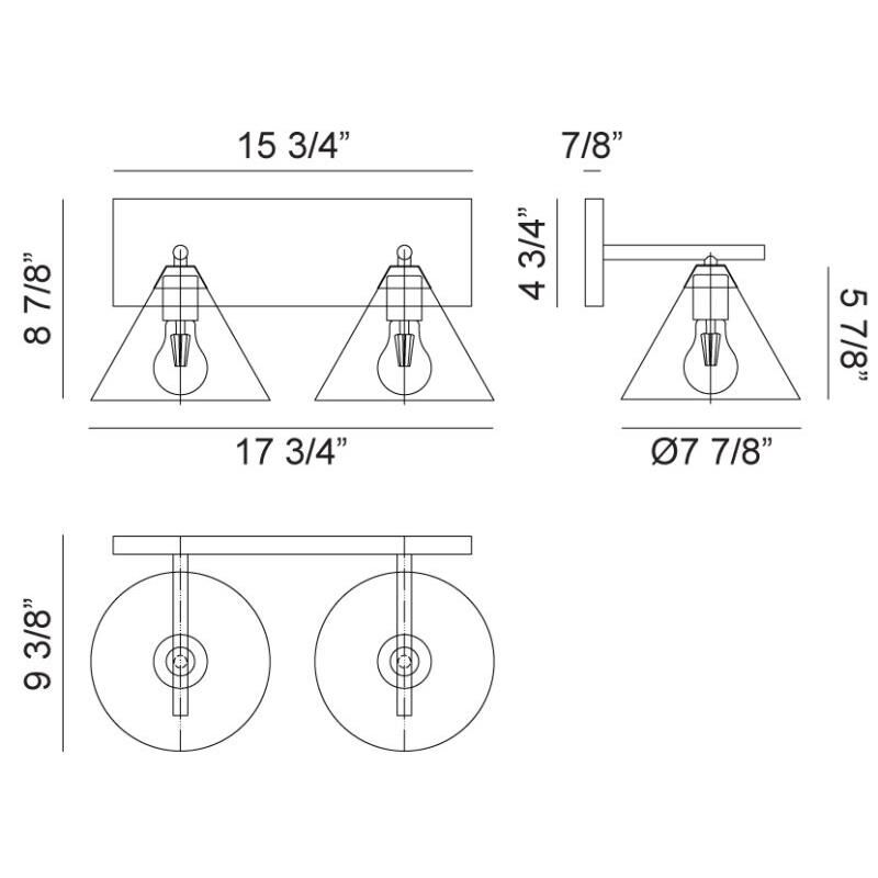 Shown in Aged Gold Brass + White finish