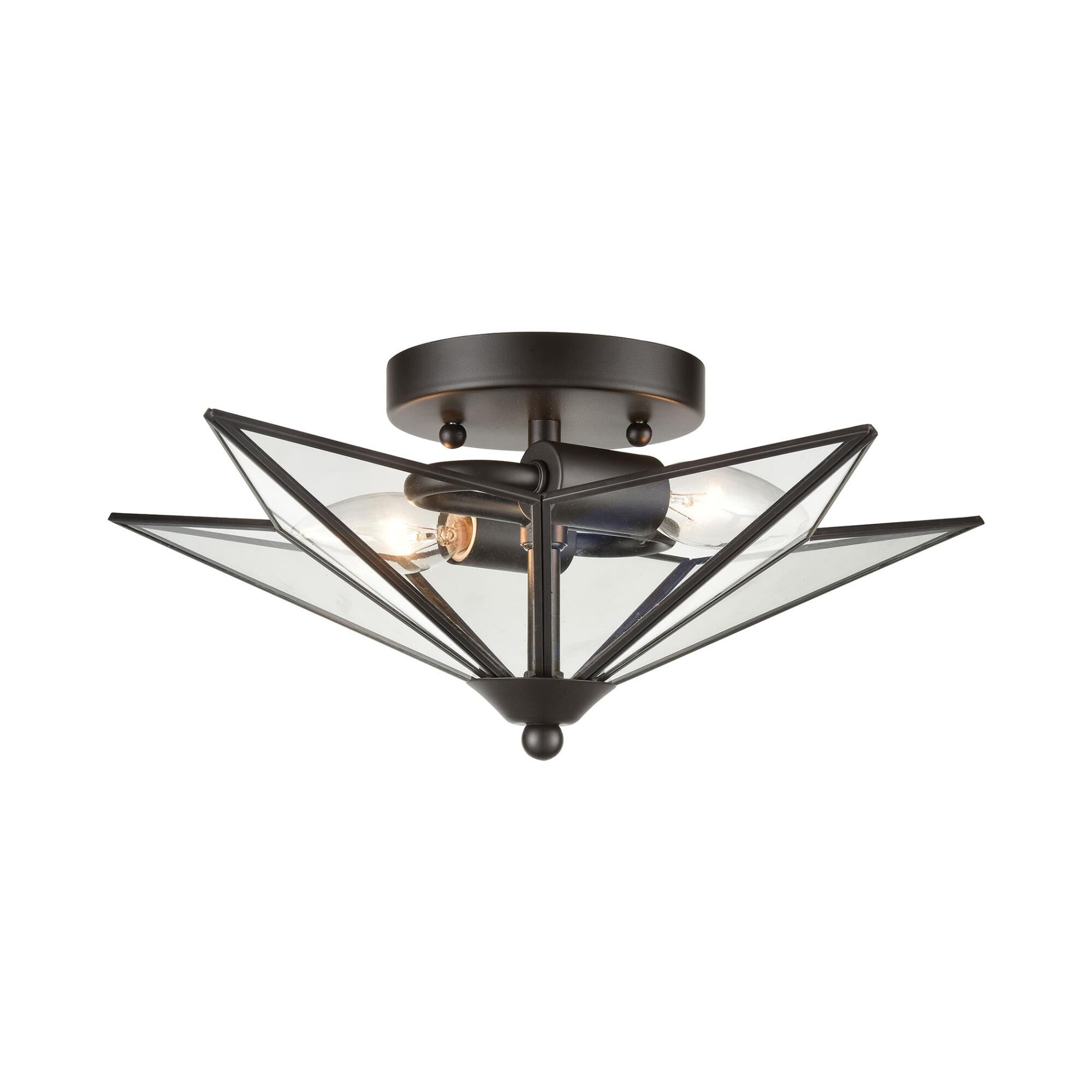Moravian Star 14 Inch 2 Light Flush Mount by ELK Home