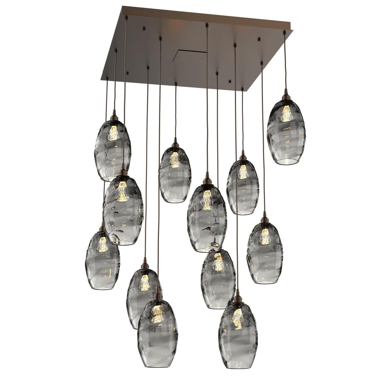 Ellisse 34 Inch 12 Light Multi Light Pendant by Hammerton Studio