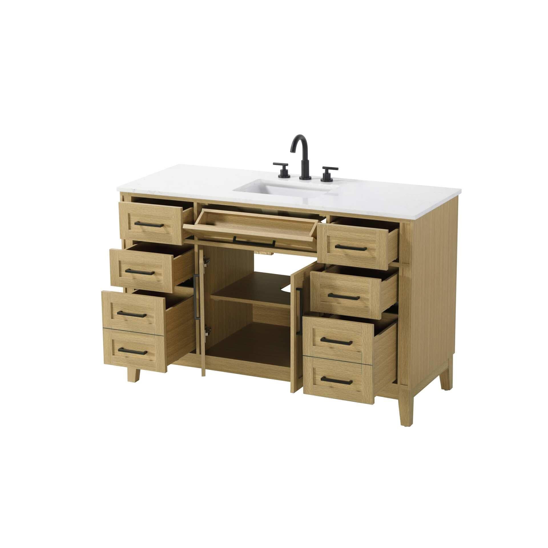 Virginia 54 Inch Bath Vanity by Elegant Decor