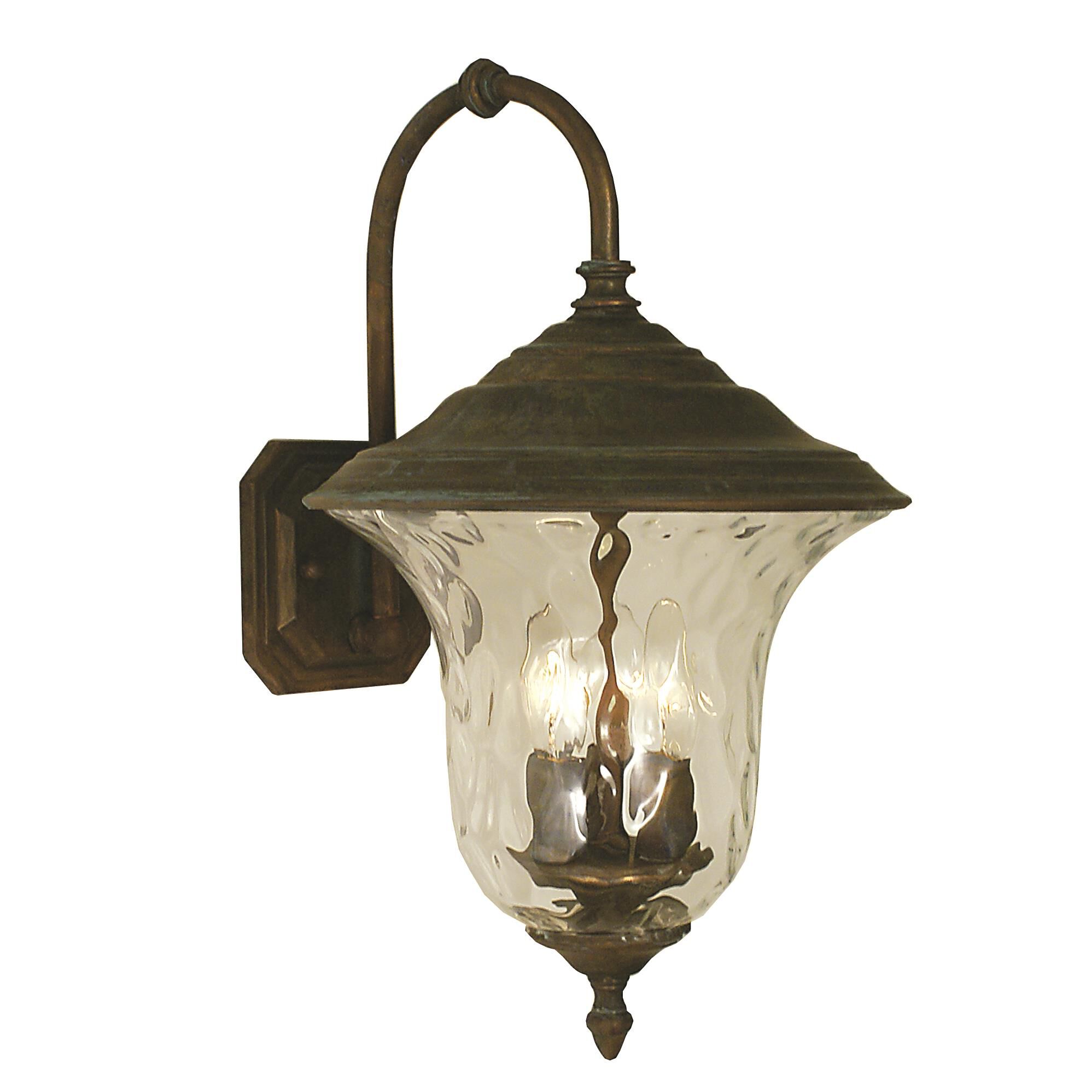 Shown with Clear Mottled Glass shade