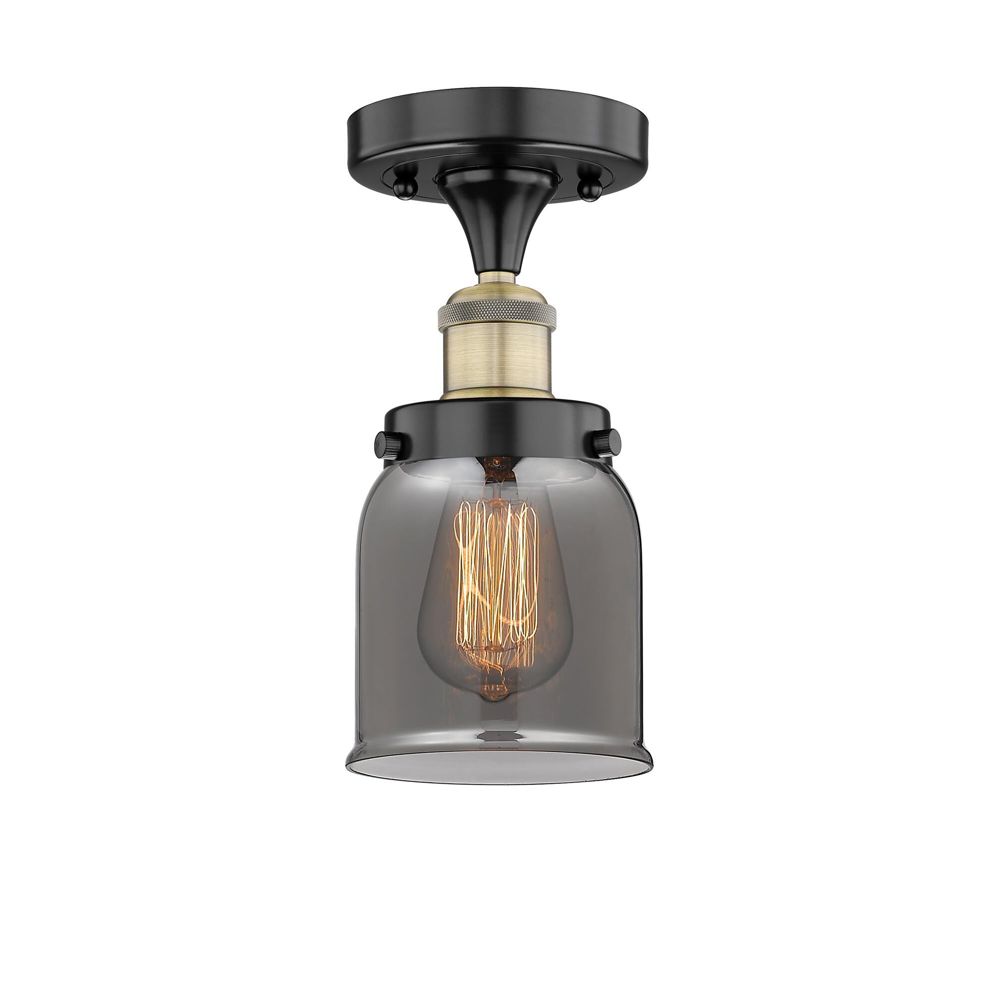 Bruno Marashlian Bell 6 Inch 1 Light Semi Flush Mount by Innovations Lighting