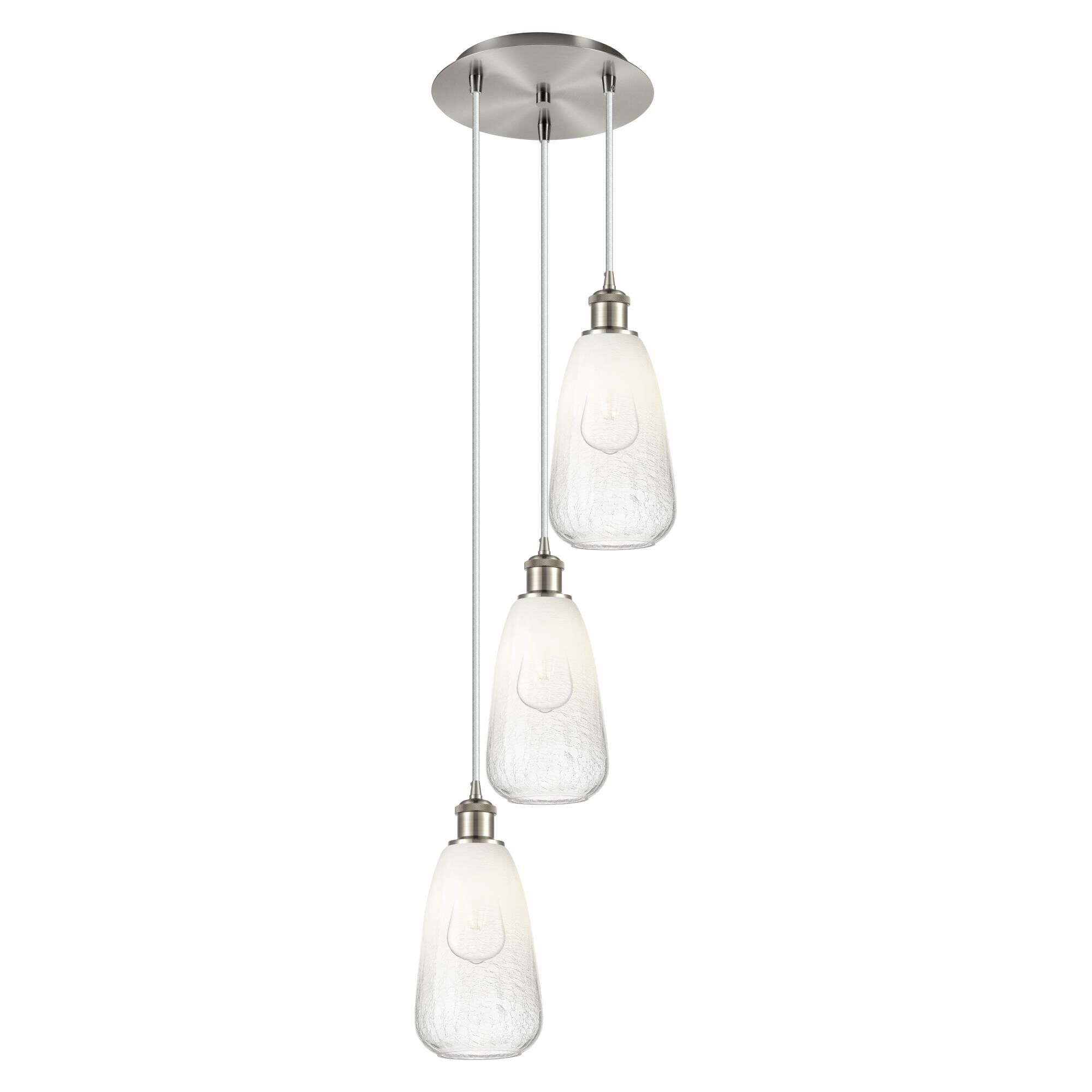 Bruno Marashlian Brookhaven Almond 13 Inch Multi Light Pendant by Innovations Lighting