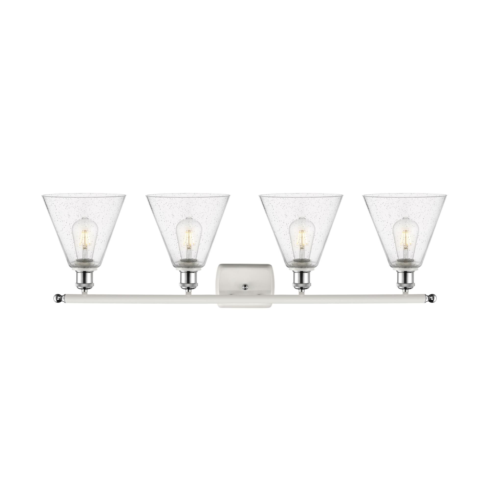 Bruno Marashlian Ballston Cone 38 Inch 4 Light Bath Vanity Light by Innovations Lighting