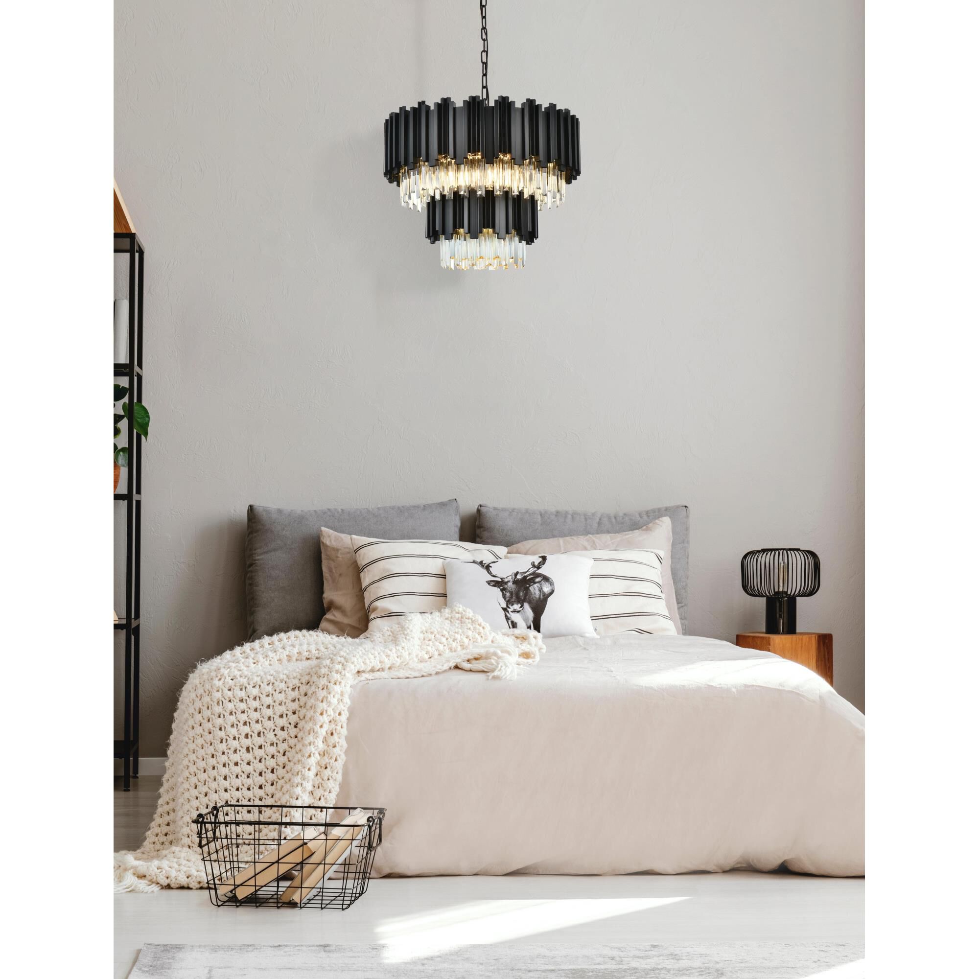Willow 24 Inch Chandelier by Elegant Lighting