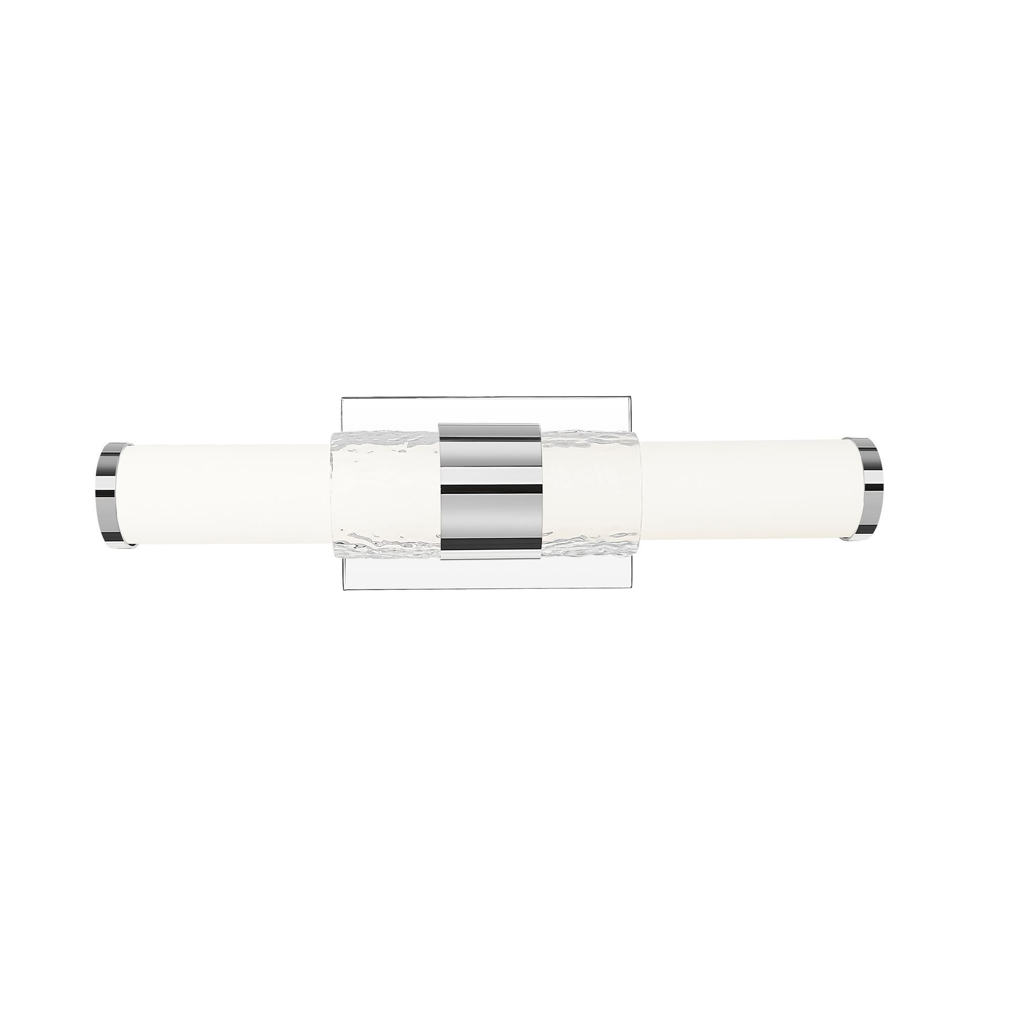 Shown in Chrome finish and Matte Opal glass and Matte Opal shade