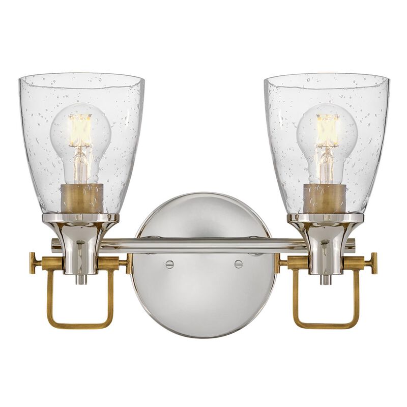 Easton 14 Inch 2 Light Bath Vanity Light by Hinkley
