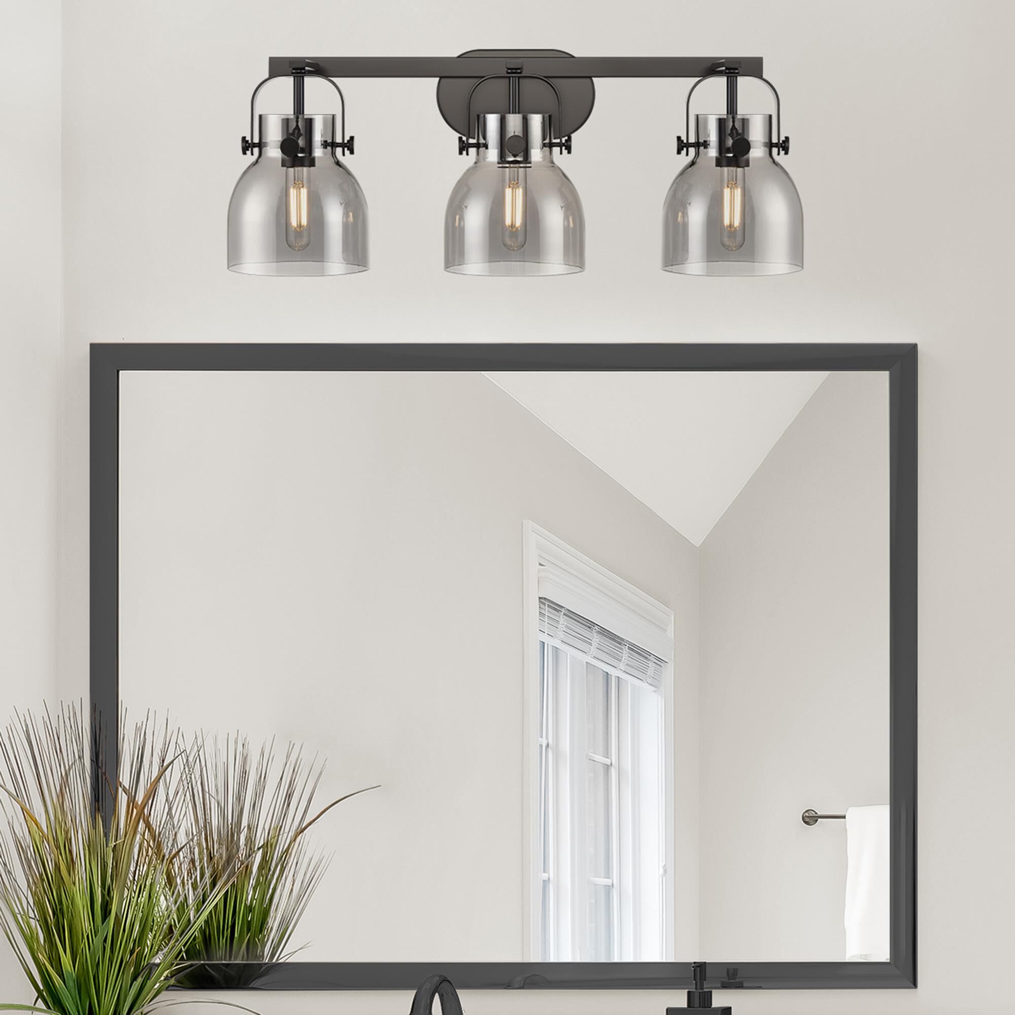 Bruno Marashlian Pilaster II Bell 27 Inch Bath Vanity Light by Innovations Lighting