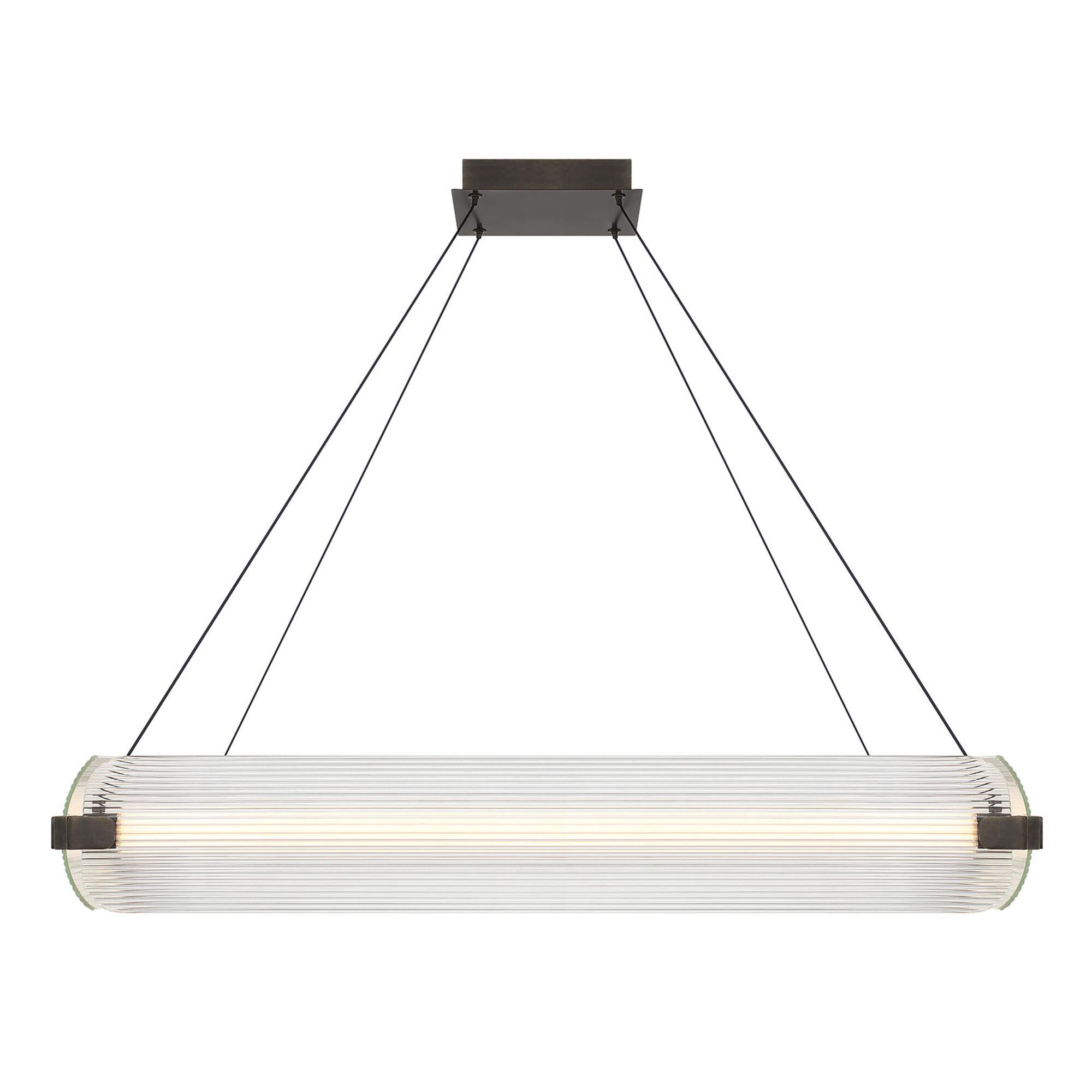 Shown in Weathered Brass finish and Clear glass