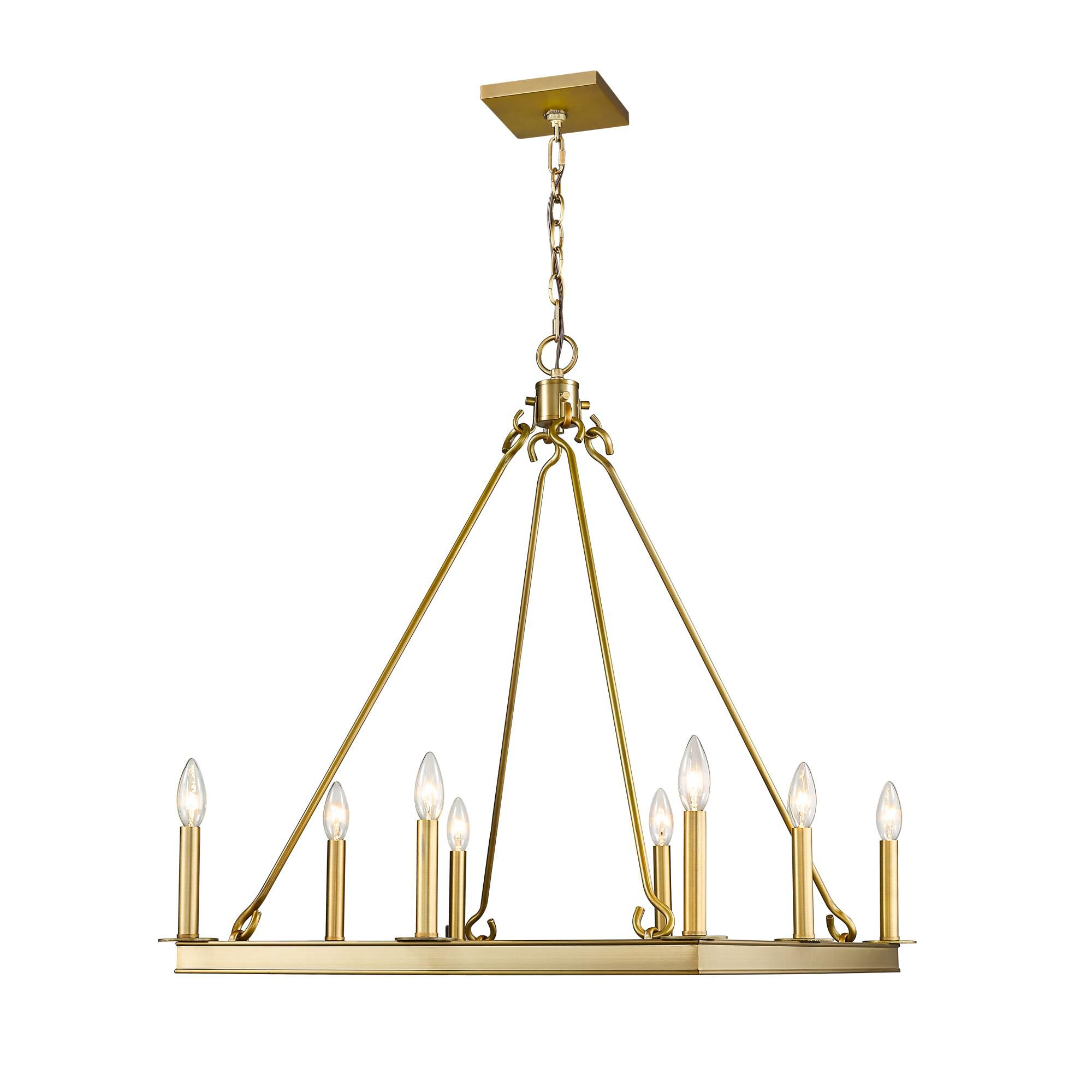 Shown in Olde Brass finish and --- glass and --- shade