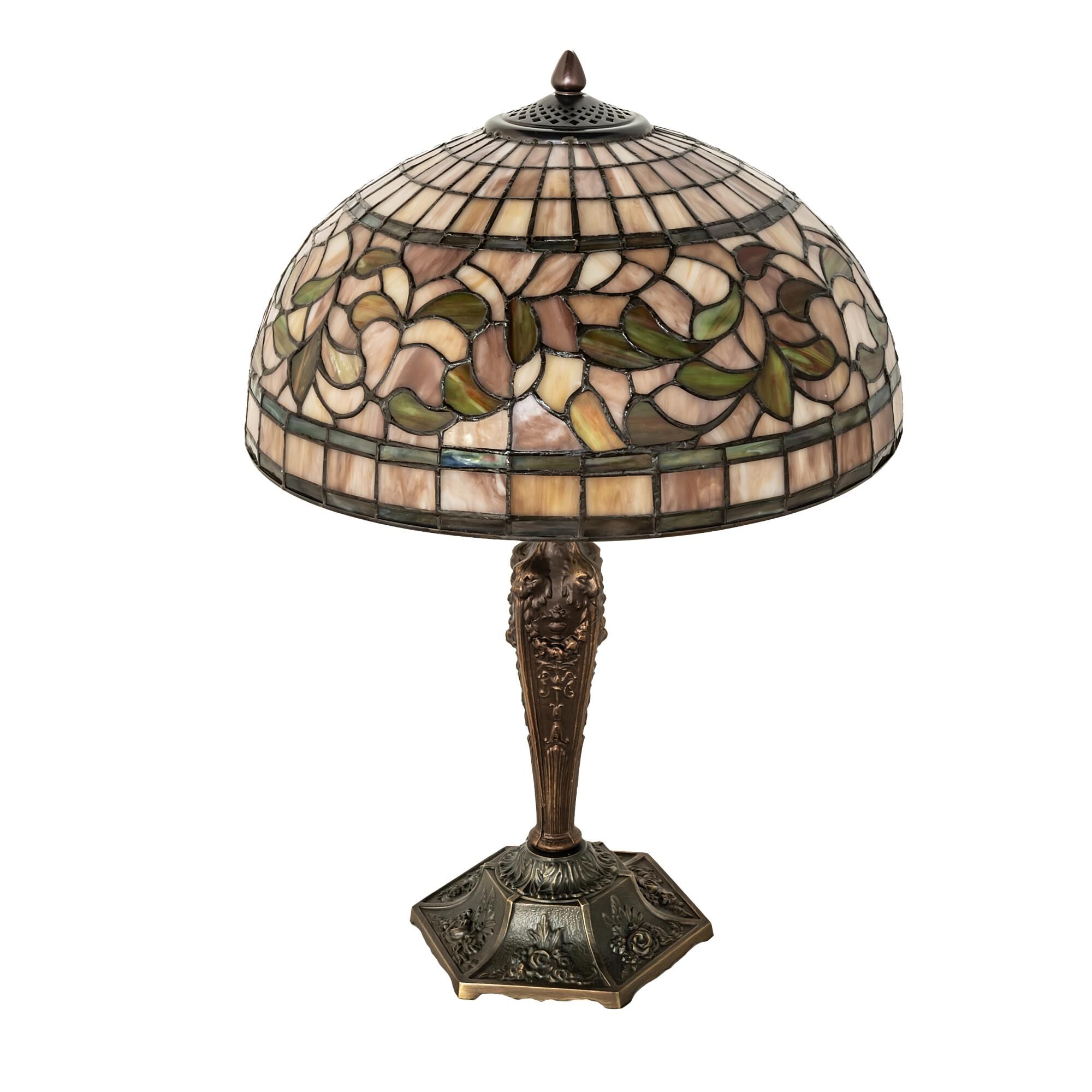 Shown in Antique Brass finish and Chocolate;Beige;White glass