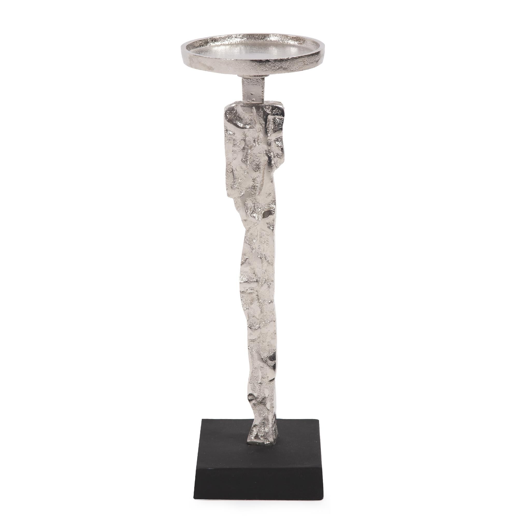 Abstract Figure Candle Holder Short Candle Holder by Howard Elliott Collection