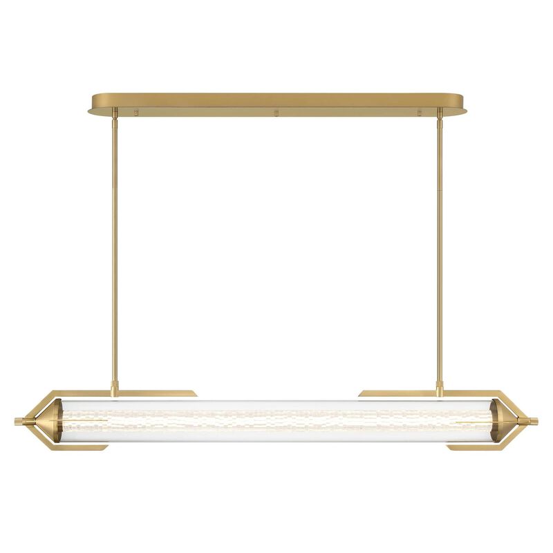 Espada Medium Linear Chandelier by Eurofase Lighting