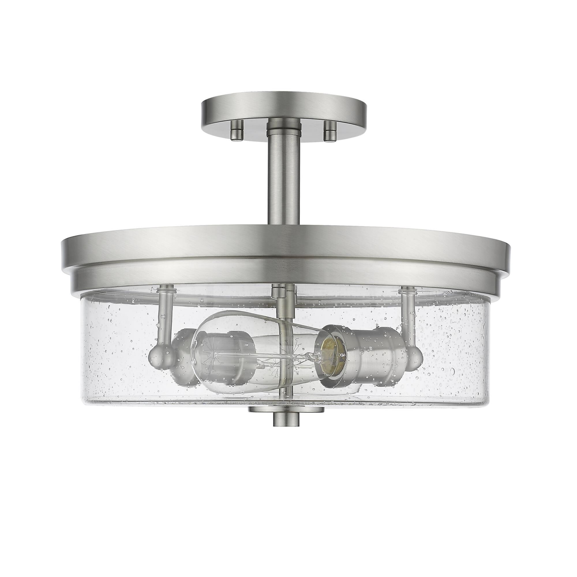 Bohin 13 Inch 2 Light Semi Flush Mount by Z-Lite