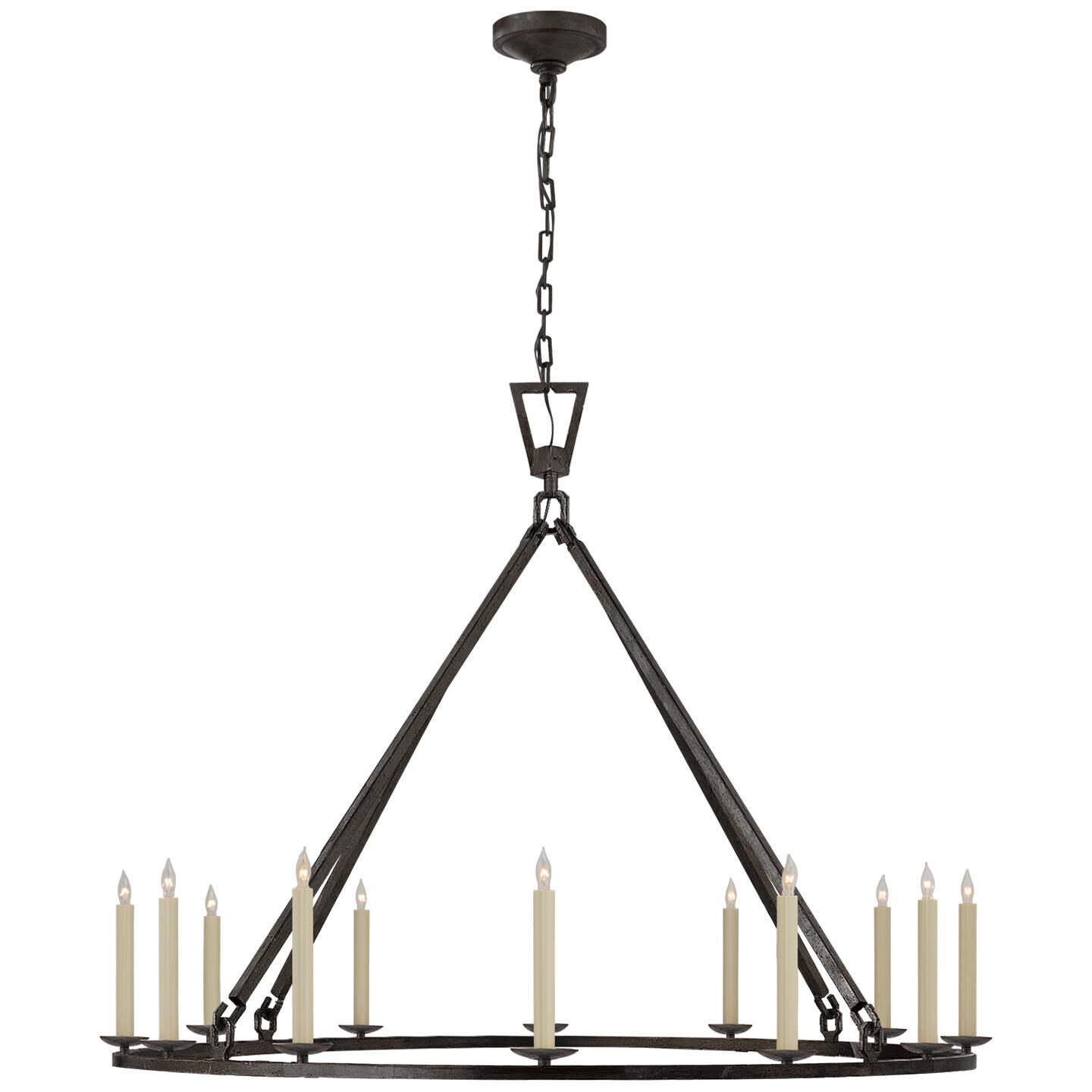 Chapman & Myers Darlana 50 Inch 12 Light Chandelier by Visual Comfort Signature Collection