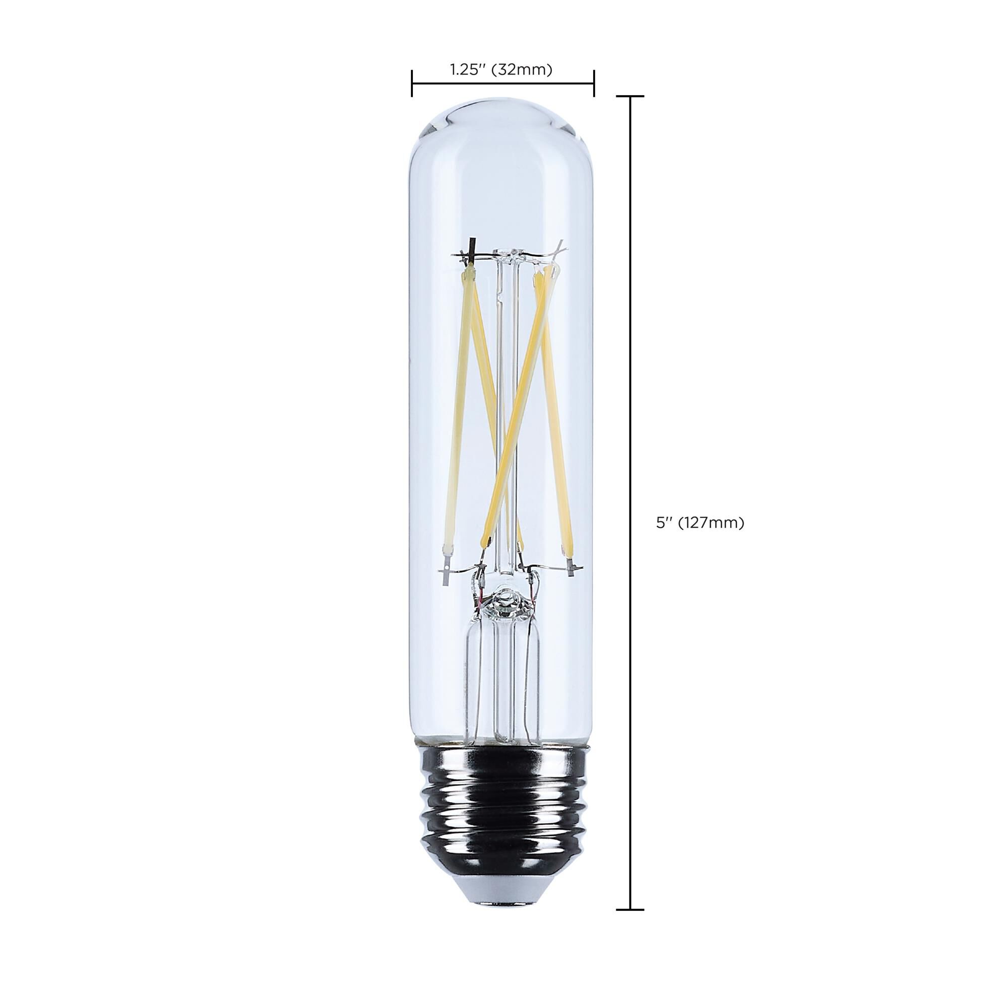 Dimmable 8 Watt 4000K T10 LED Light Bulb by Satco